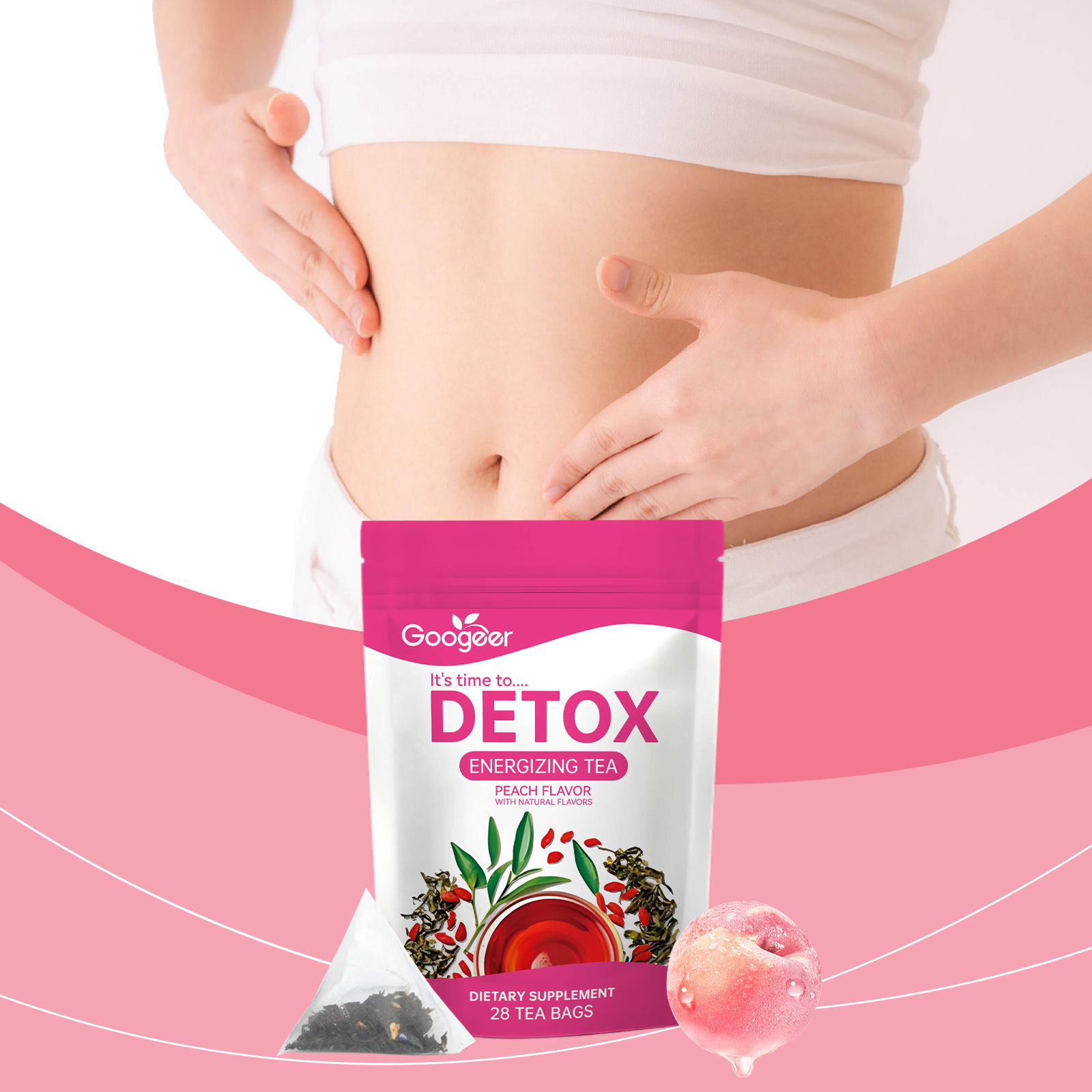 3pcs Detox Tea All-natural Supports Healthy Weight Helps Reduce Bloating