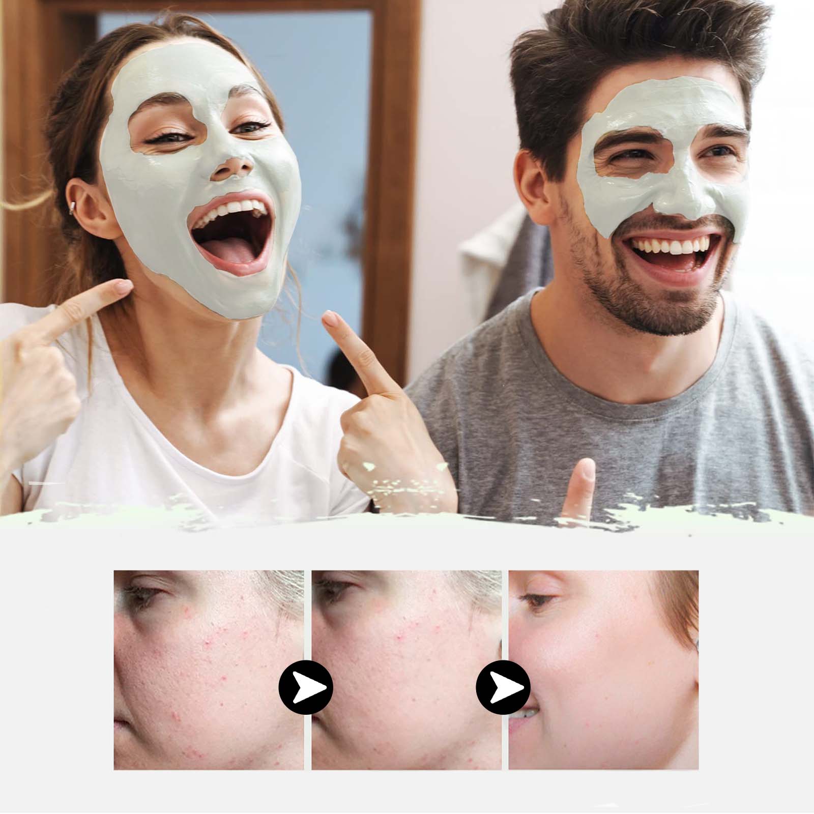 Blackhead Cleansing Clay Mask Deep Pore Cleaning Oil Control Purifying For Daily Face Care 40g