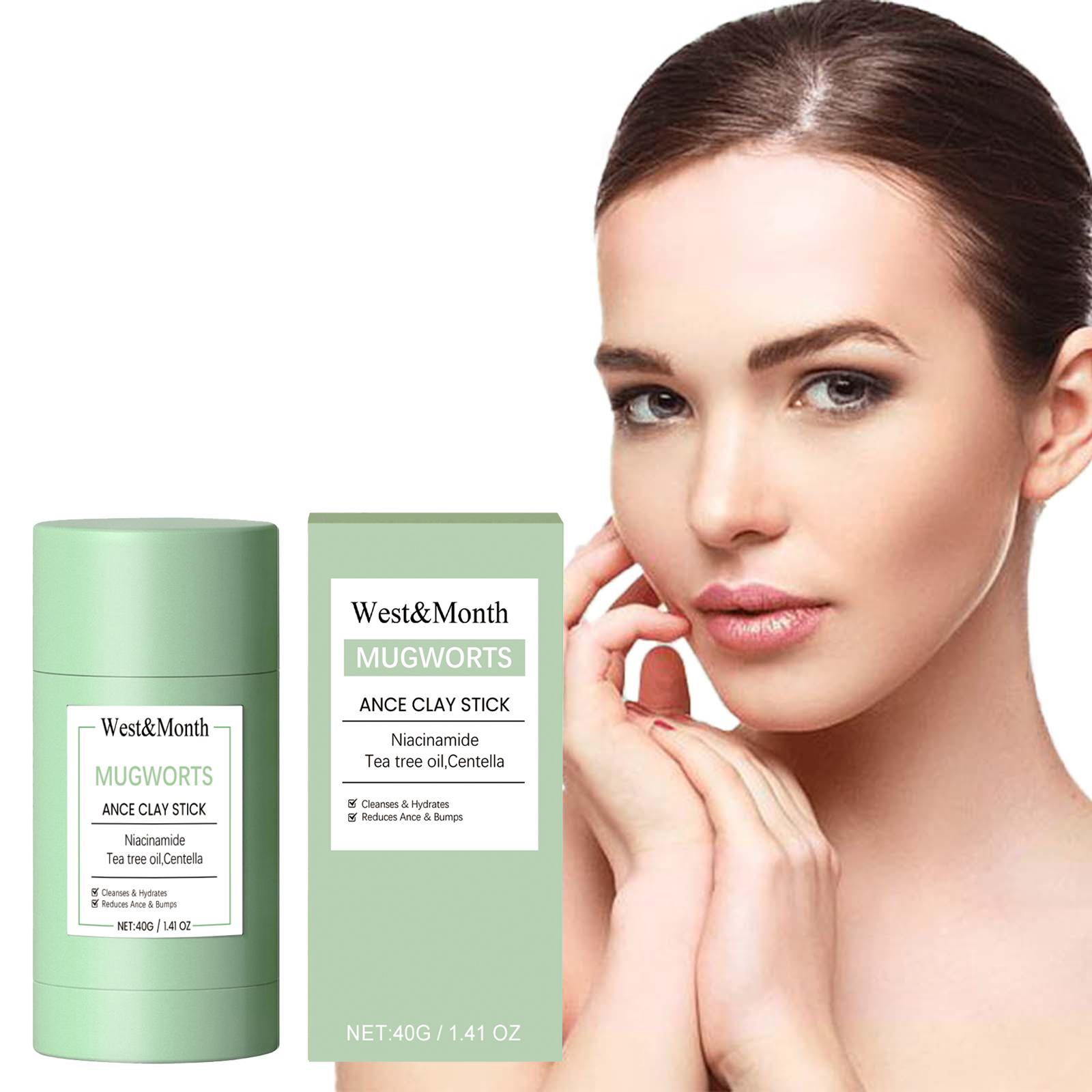Blackhead Cleansing Clay Mask Deep Pore Cleaning Oil Control Purifying For Daily Face Care 40g