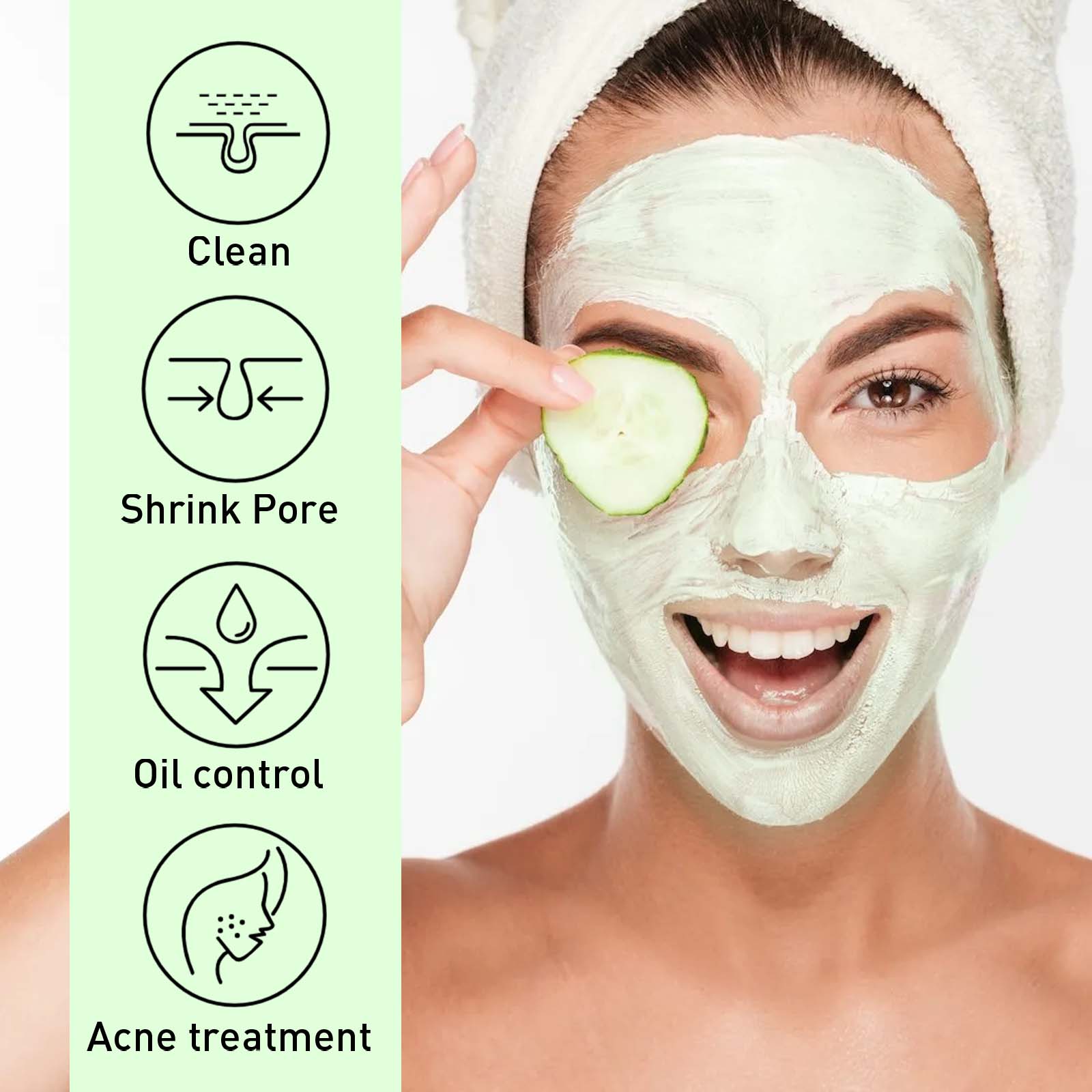 Blackhead Cleansing Clay Mask Deep Pore Cleaning Oil Control Purifying For Daily Face Care 40g