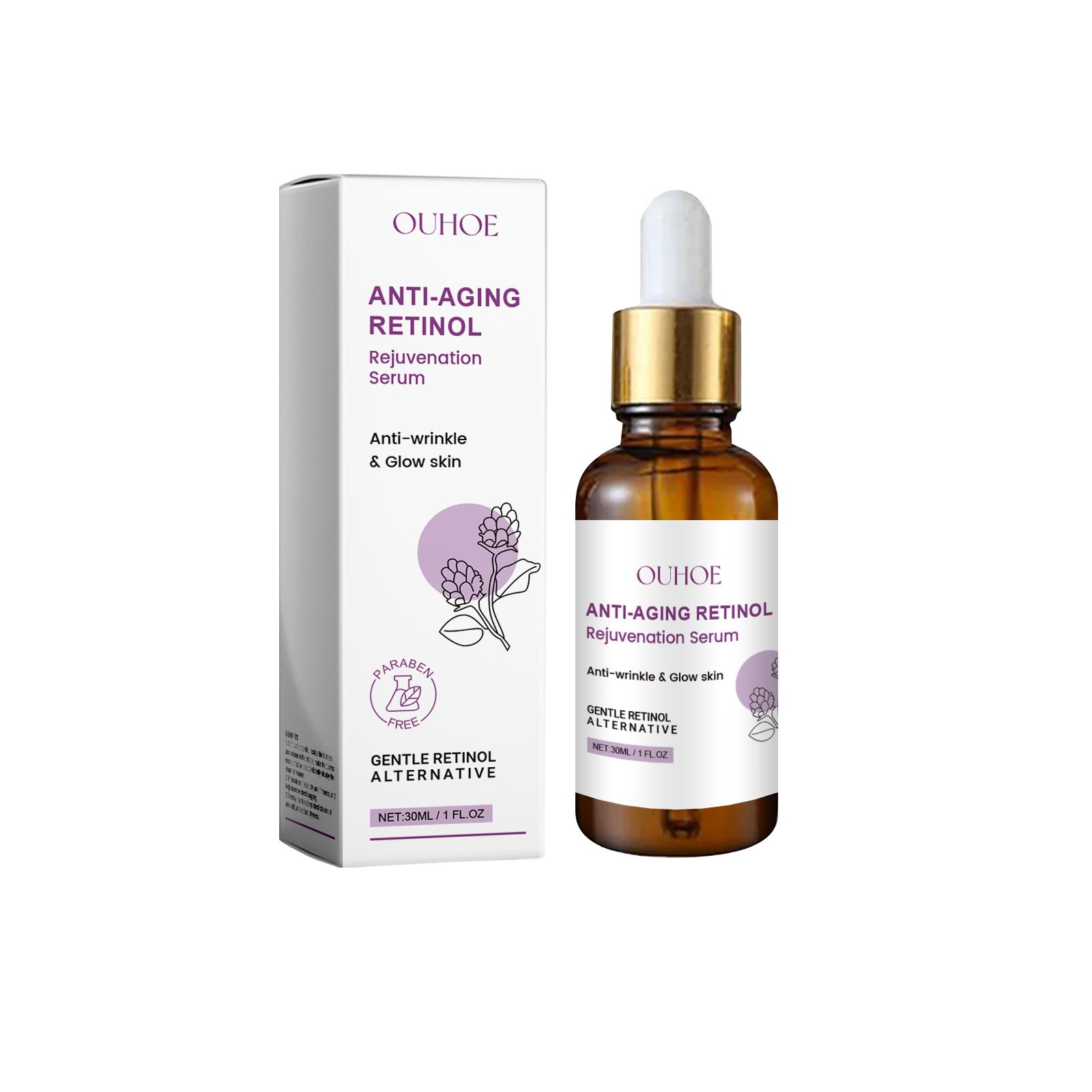 Retinol Anti Wrinkle Serum Hydrating Firming Fine Lines Smoothing For Daily Face Care