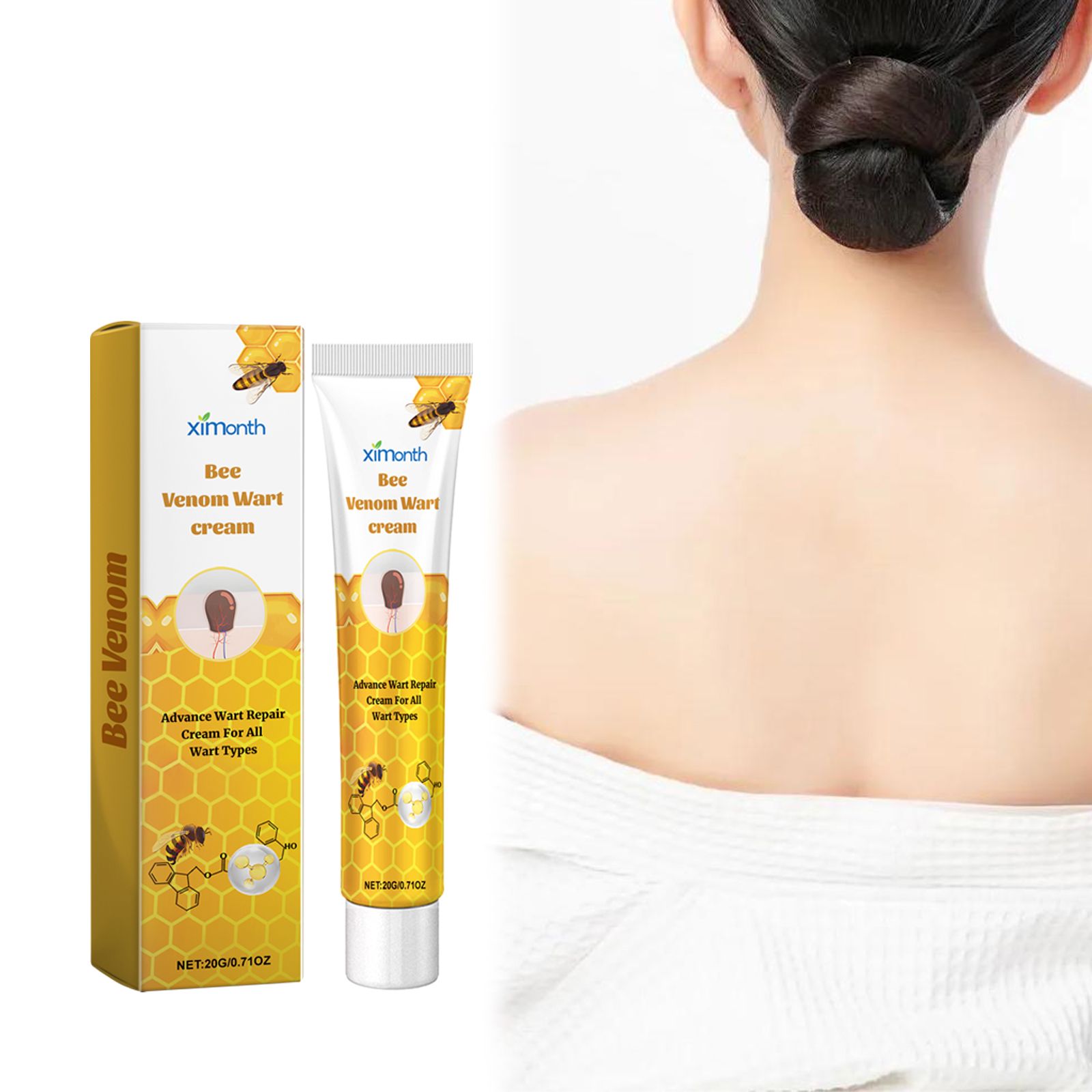 Bee Venom Skin Tag And Wart Care Balm For Smoothing And Daily Skin Care