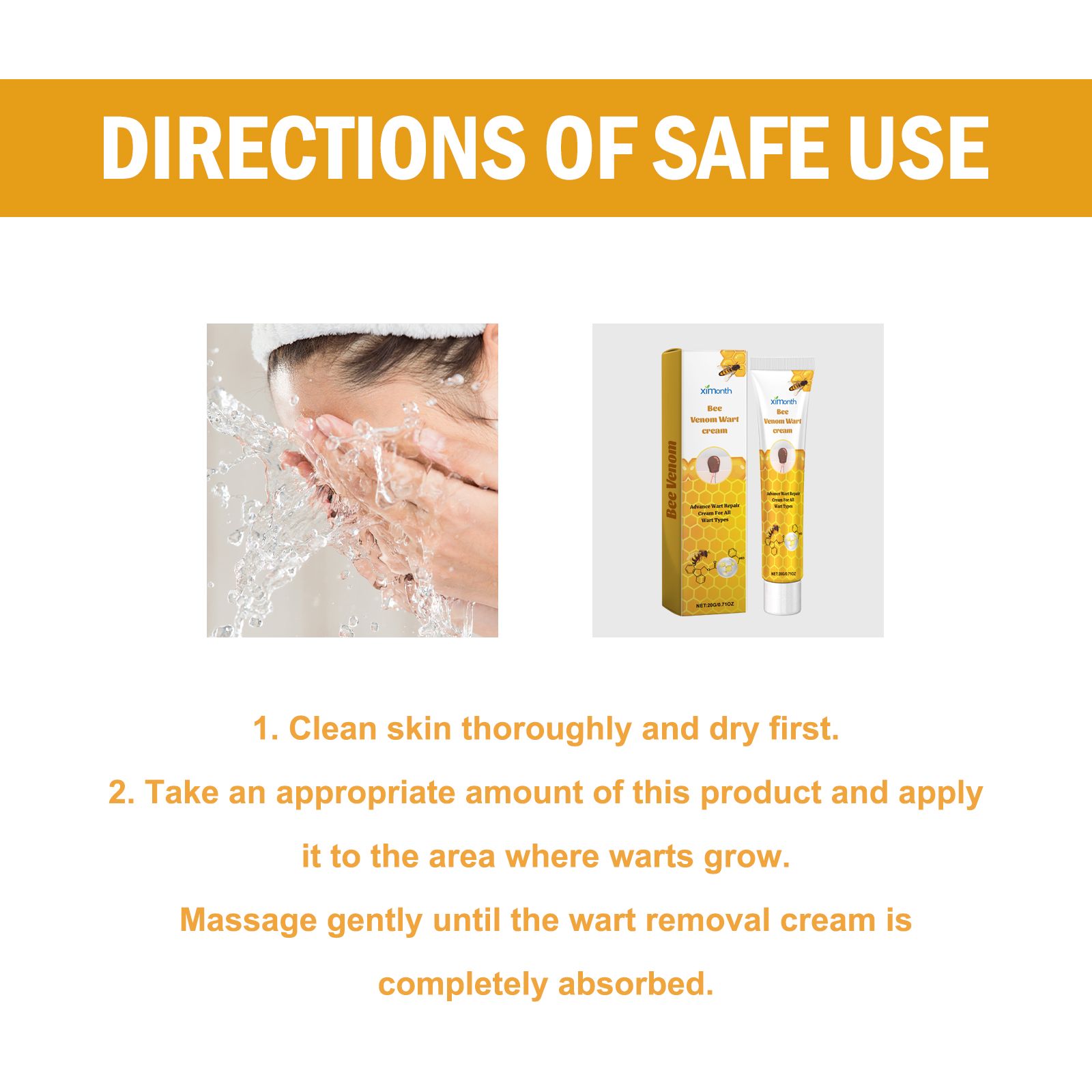 Bee Venom Skin Tag And Wart Care Balm For Smoothing And Daily Skin Care