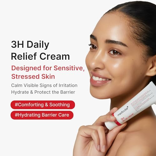 medicube Clarifying Pad Soothing Cream Duo Red Succinic Acid Pad and 3H Daily Moisturizer Gentle Exfoliation Clearer Radiant Skin Balance Comfort Care Routine