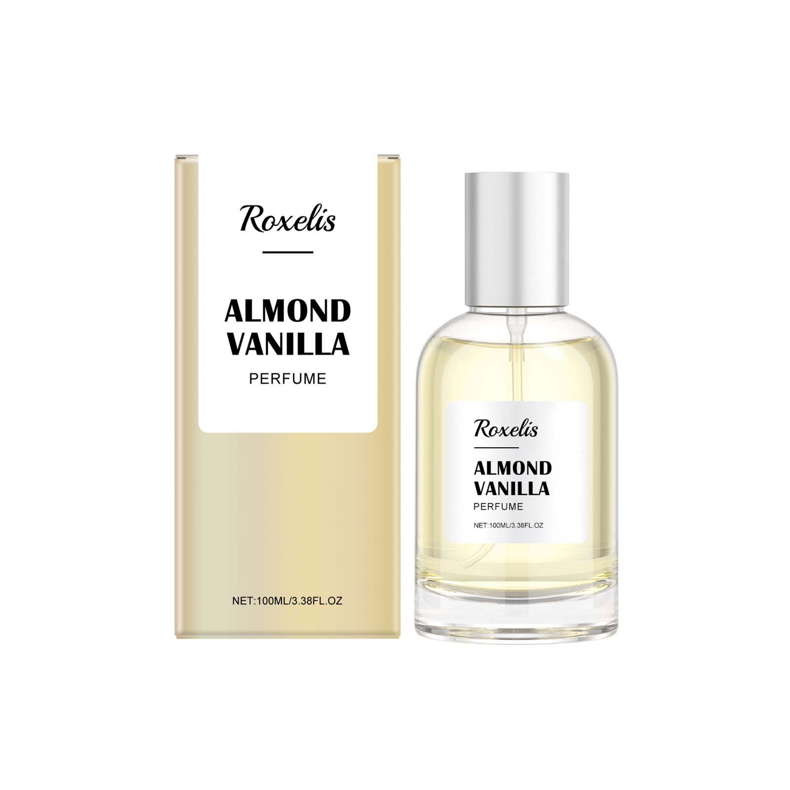 Vanilla Almond Charm Perfume Sweet Fresh Long Lasting Elegant For Daily Wear