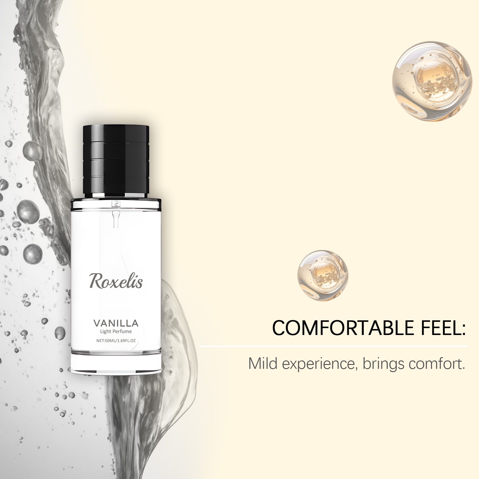 Vanilla Perfume Gentle Fresh Long Lasting Portable Elegant For Daily Wear