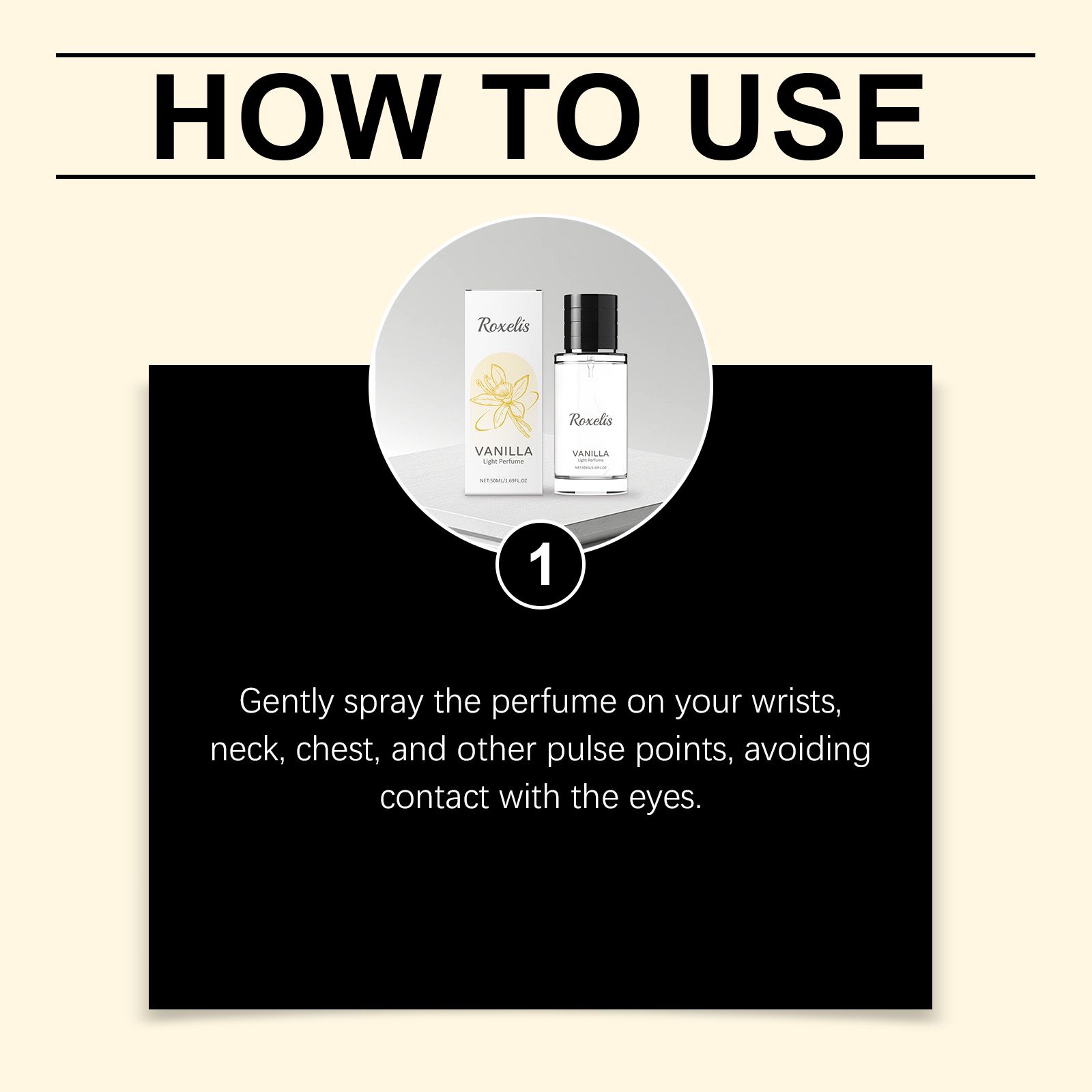 Vanilla Perfume Gentle Fresh Long Lasting Portable Elegant For Daily Wear