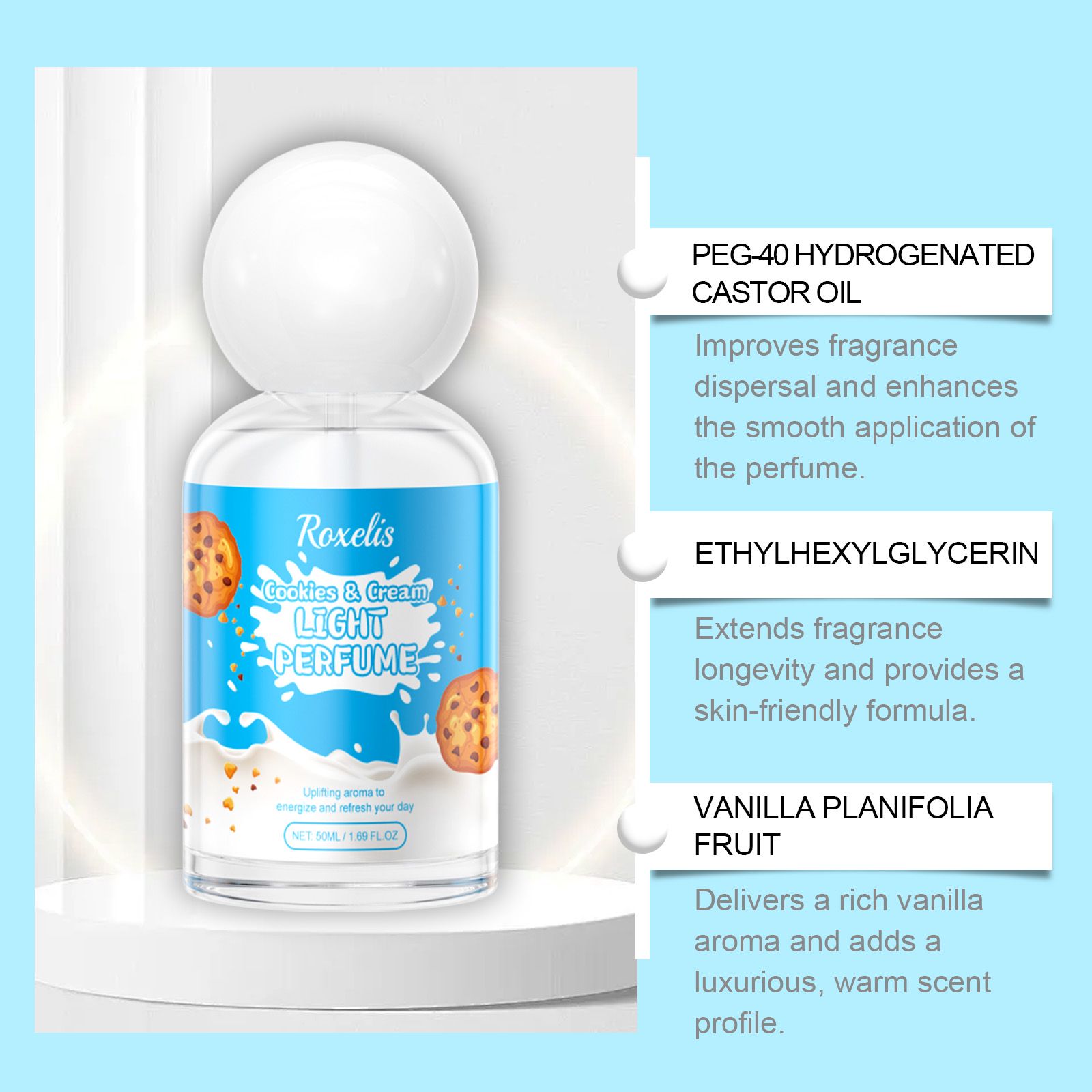 Milk Cookie Perfume Spray Fresh Light Long Lasting Portable For Daily Wear