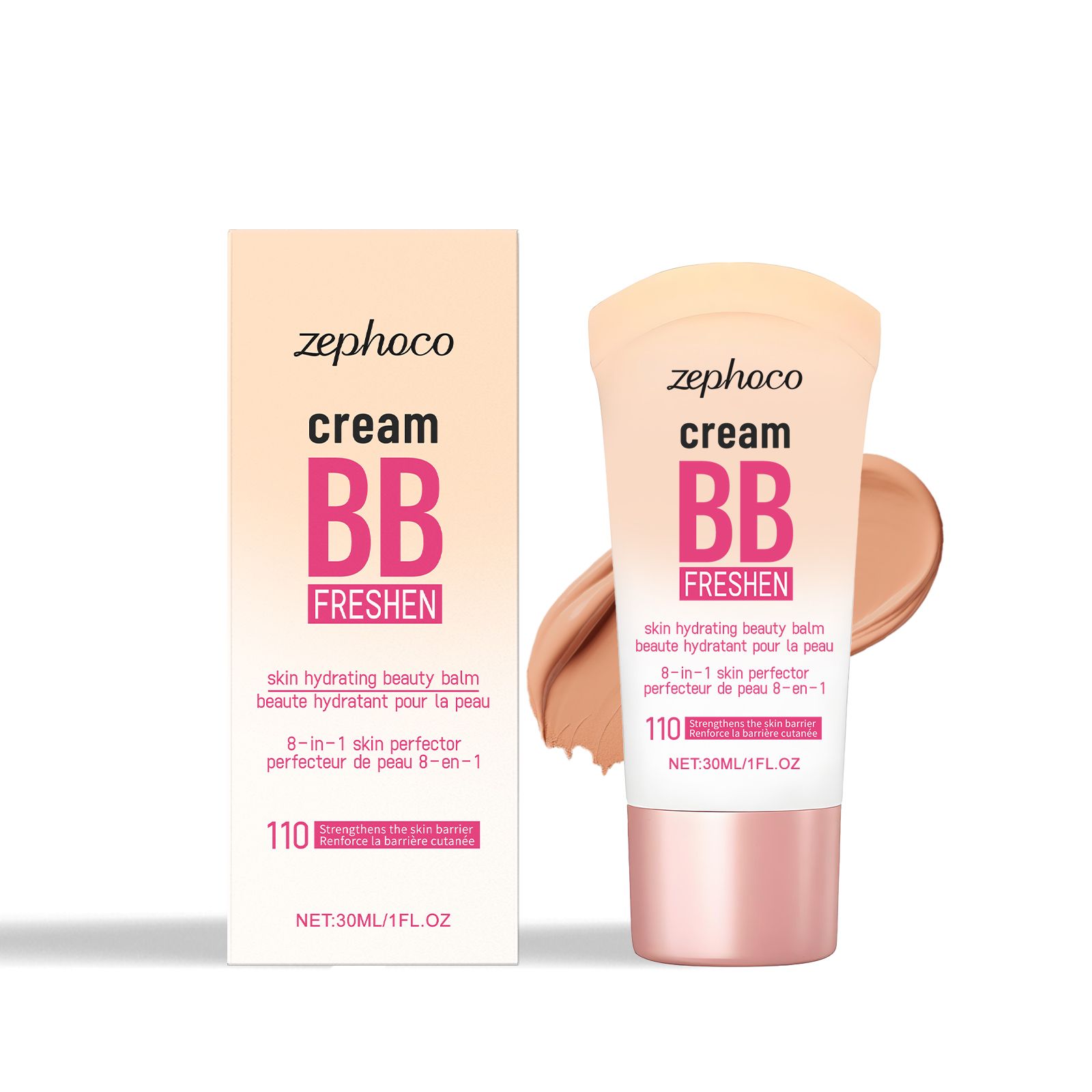 BB Cream Dark Shade Concealer Matte Lightweight Hydrating For Oily And Dry Skin Daily Makeup