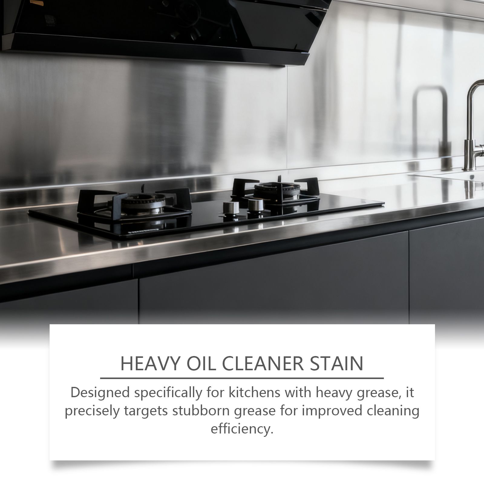 Heavy Grease Cleaner Spray For Kitchen Stove Oven And Cookware Daily Cleaning