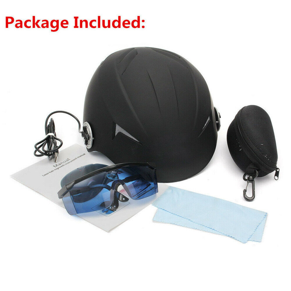 Laser Hair Loss Regrowth Growth Helmet Promoter Cap Alopecia Therapy