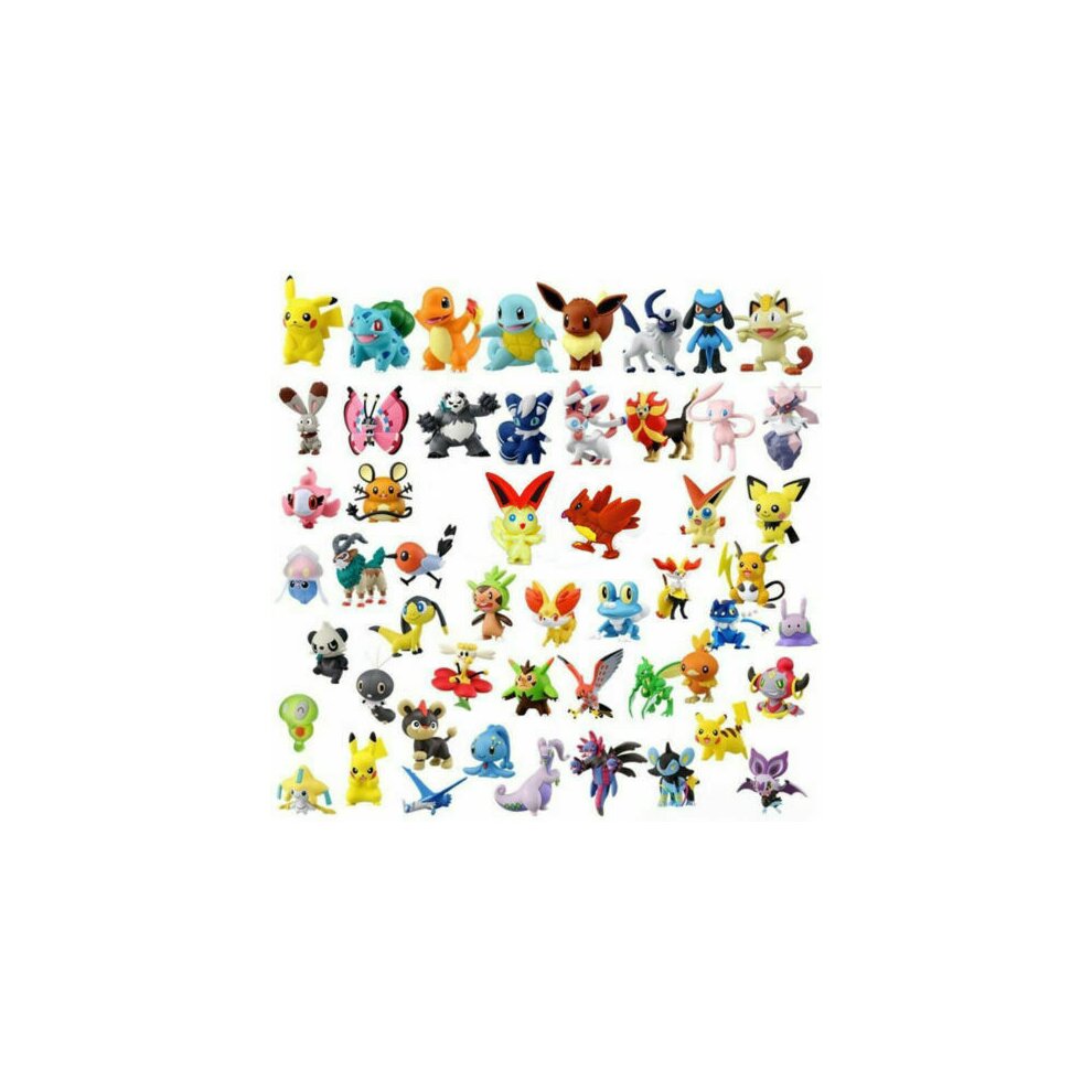 144pcs Pokemon Monster Collectible Action Figures Doll Set Kids Toy