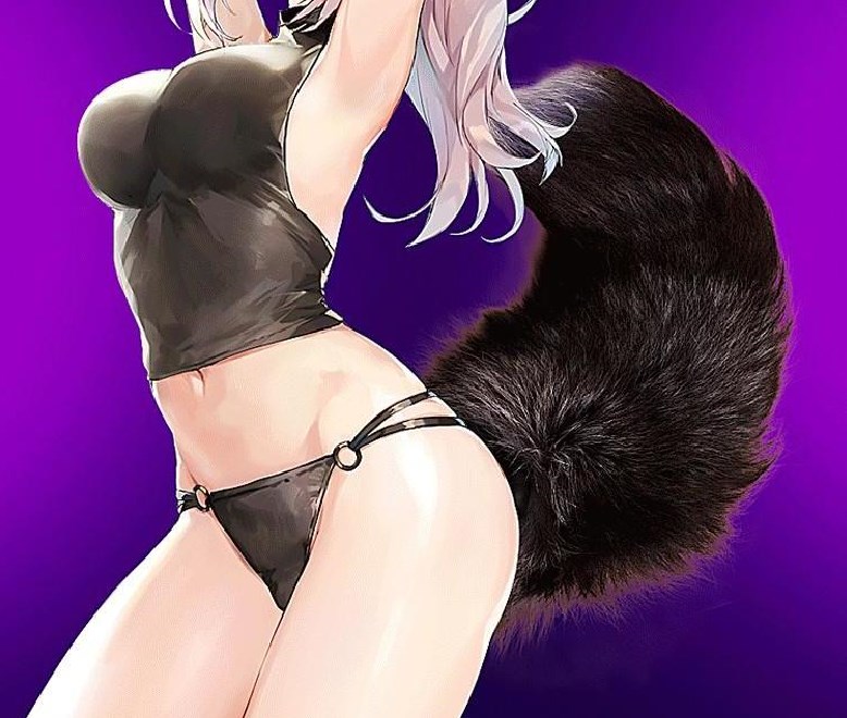 Foxtail Dildo for Sexual Stimulation Silicone Anal Stopper Butt Plug Anal Plug SM Sex Toy Fur Fetish Bondage BDSM Masturbation Vibrators for Beginners Couples Men Women Butt Plug Cosplay Remote Control
