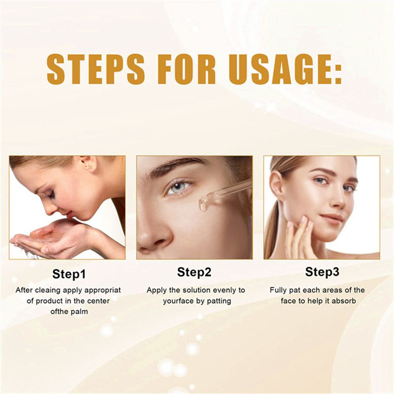 Vitamin C Anti Aging Serum Anti-Wrinkle Fades Fine Lines Face Essence