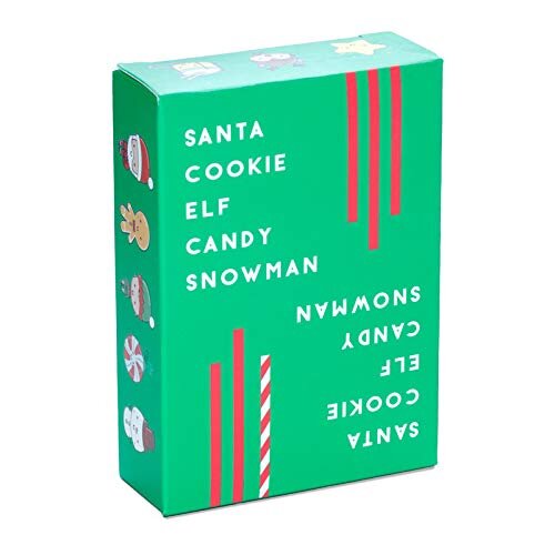 Santa Cookie Elf Candy Snowman Card Game Family Party Fun Toy