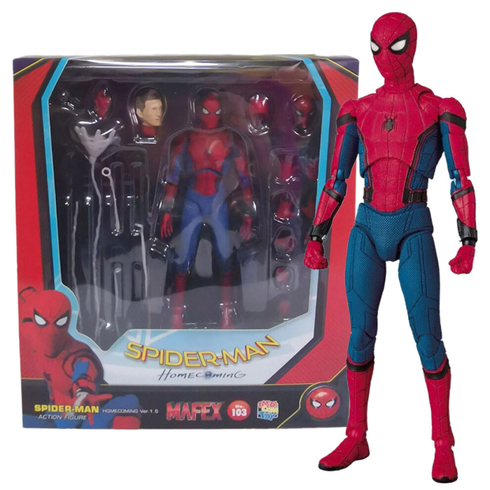 Marvel Spiderman Homecoming Action Figure Spider Man PVC Model Toys for Kids