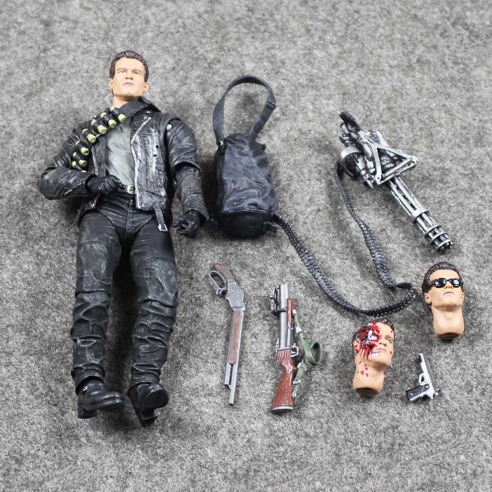 NECA Action Figure Terminator 2 Judgment Day T-800 Ultimate Arnold Collectible Model Toy Gift 7 Inches