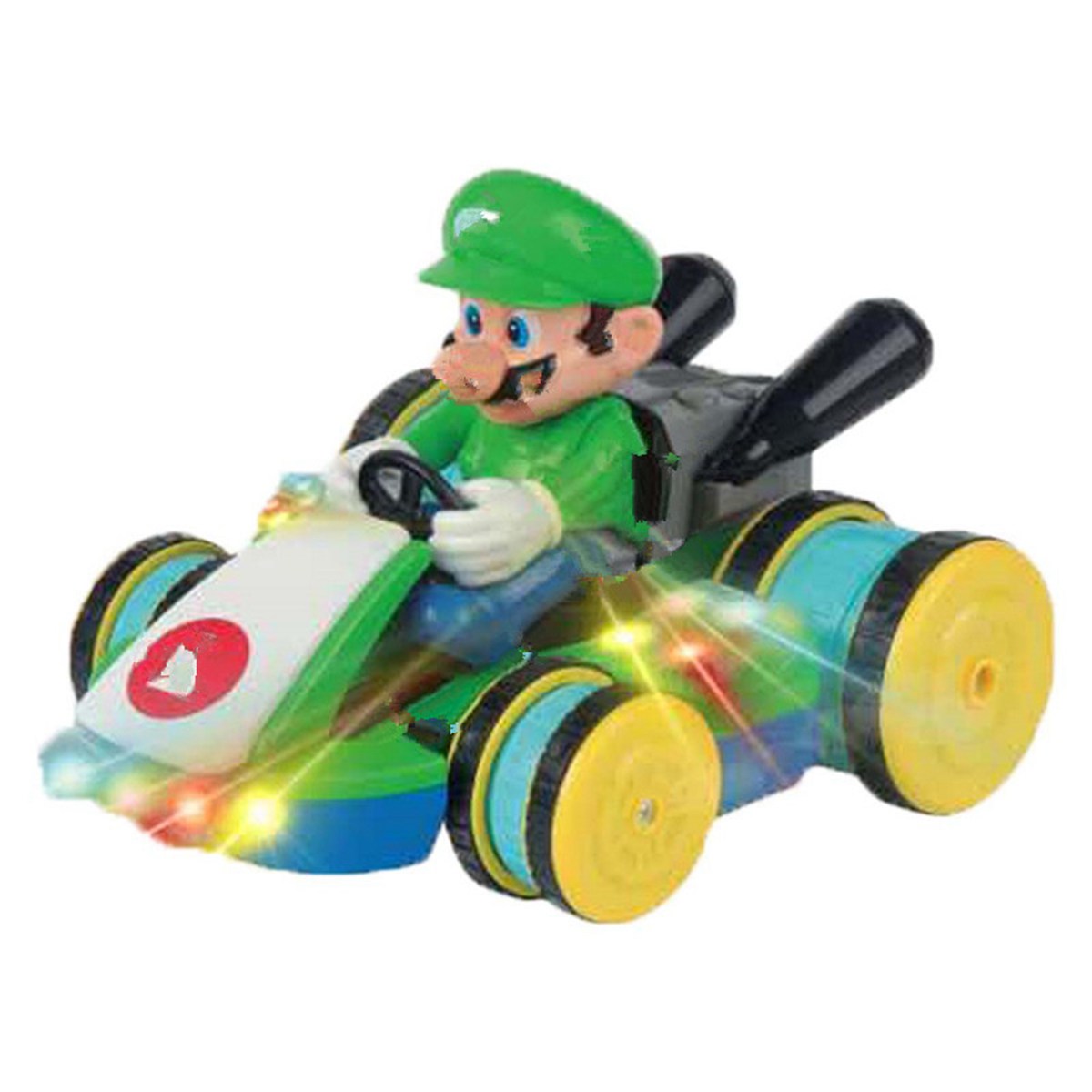 (Super Mario Red with Box) Super Mario Bros Remote Car Toys Anime Figures Super Mario Action Figure Toys Collectible Model Toys Kids Birthday Gifts