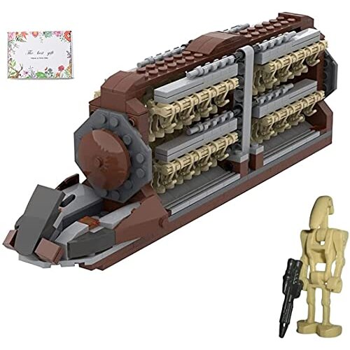 Spaceship Construction Set with 32 Pieces Battle Droid Mini Figures for Children Building Block Toy Gift
