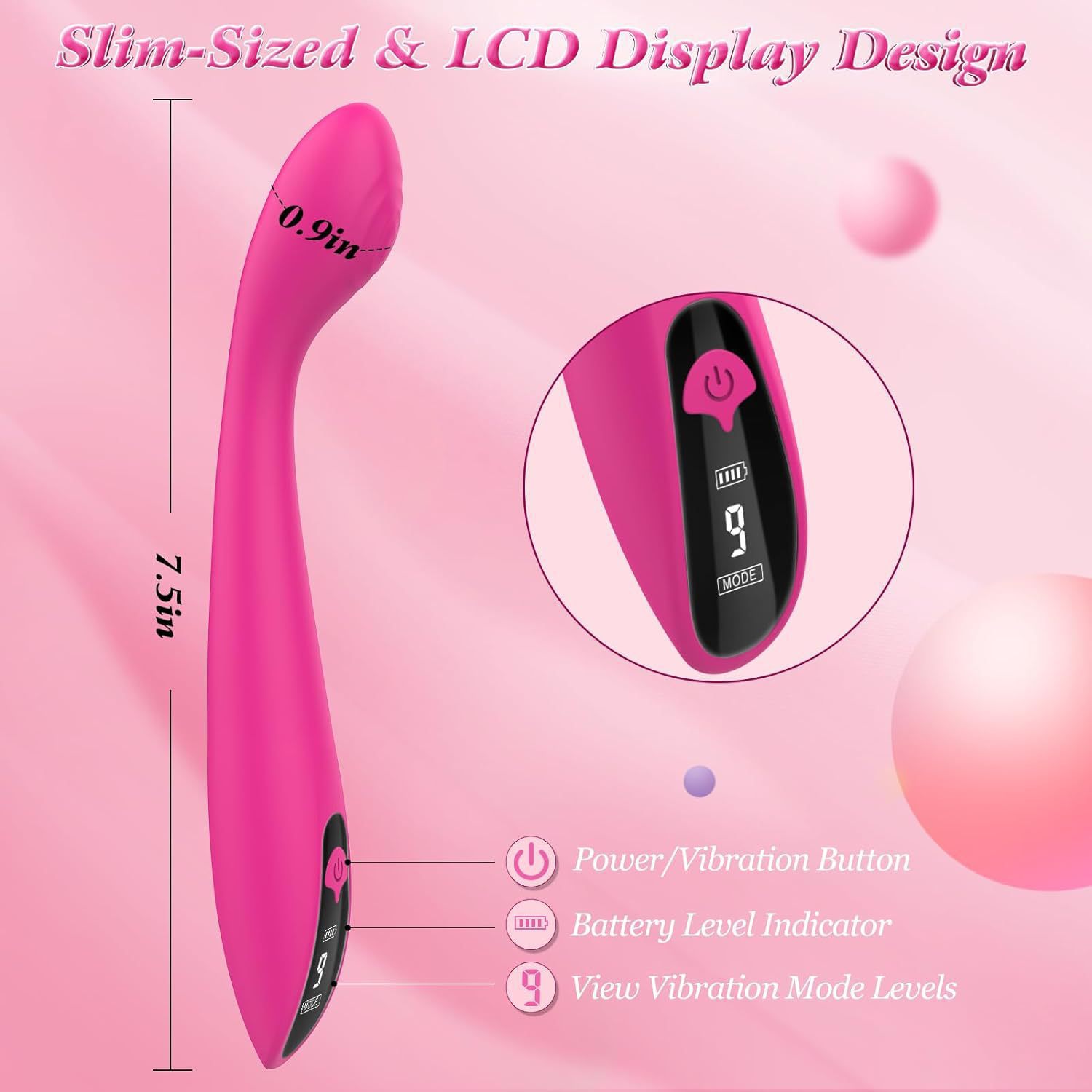 Sex Toy Women Vibrator Dildo Adult G Spot Anal Silicone Toy Rabbit Machine for Couples Men Erotic Massage Wand for Vaginal Nipples Clitoris Stimulation