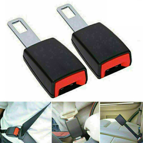 2X Car Seat Belt Extension Universal Safety Buckle Clip Car Adjustable