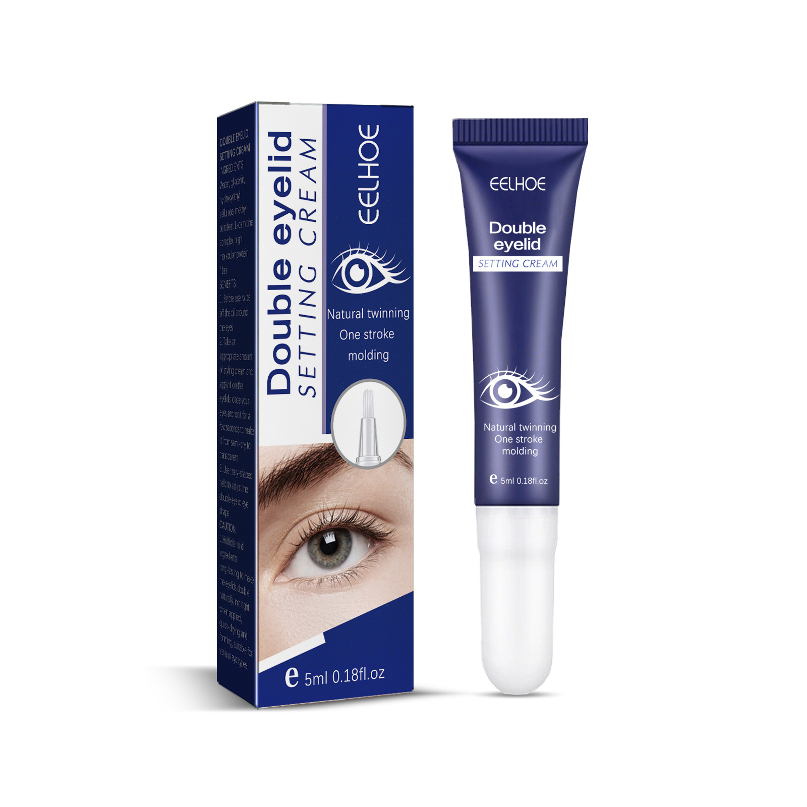 Double Eyelid Styling Cream Eyelid Lifting Cream Long-lasting Waterproof Anti-sweat No Trace Natural Quick Drying Safe Double Eyelid Cream 5ml