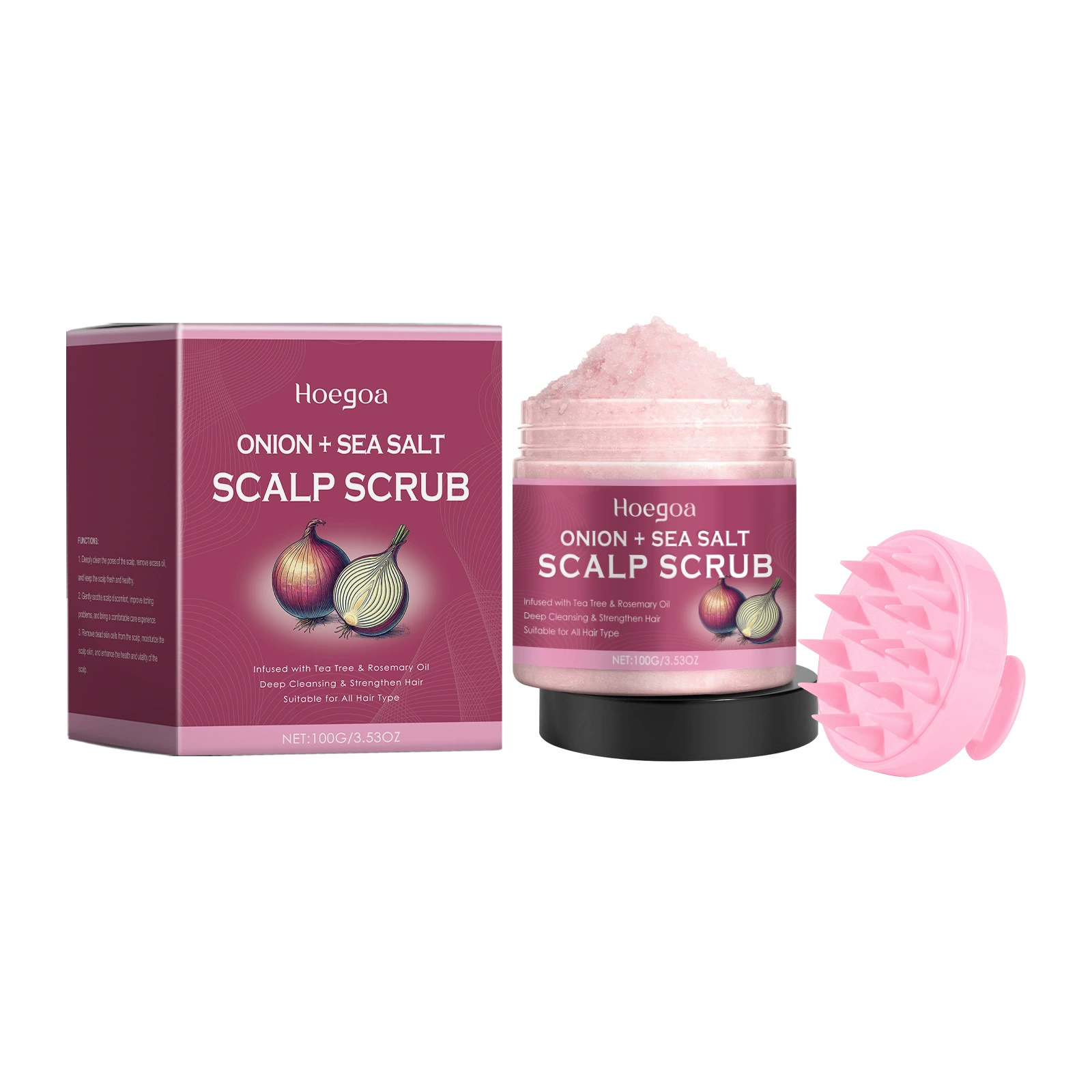 Scalp Scrub Onion Scalp Exfoliating Shampoo For Purification And Removal