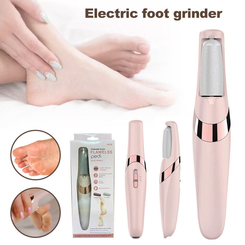 Electric Foot Grinder File Vacuum Hard Skin Callus Remover Machine LED