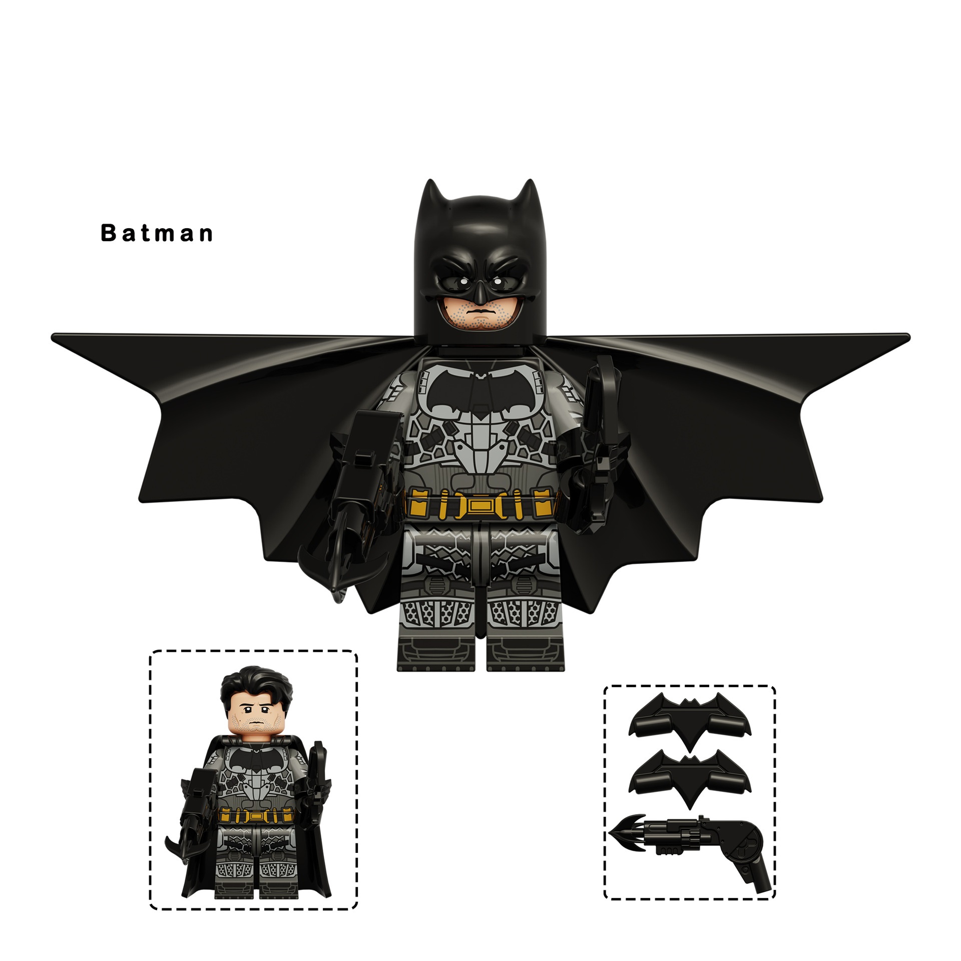 Batman Adventures in Gotham City Mini Figures Super Hero Action Figure Fully Articulated Anime Collectible Collection Kids Festival Gifts