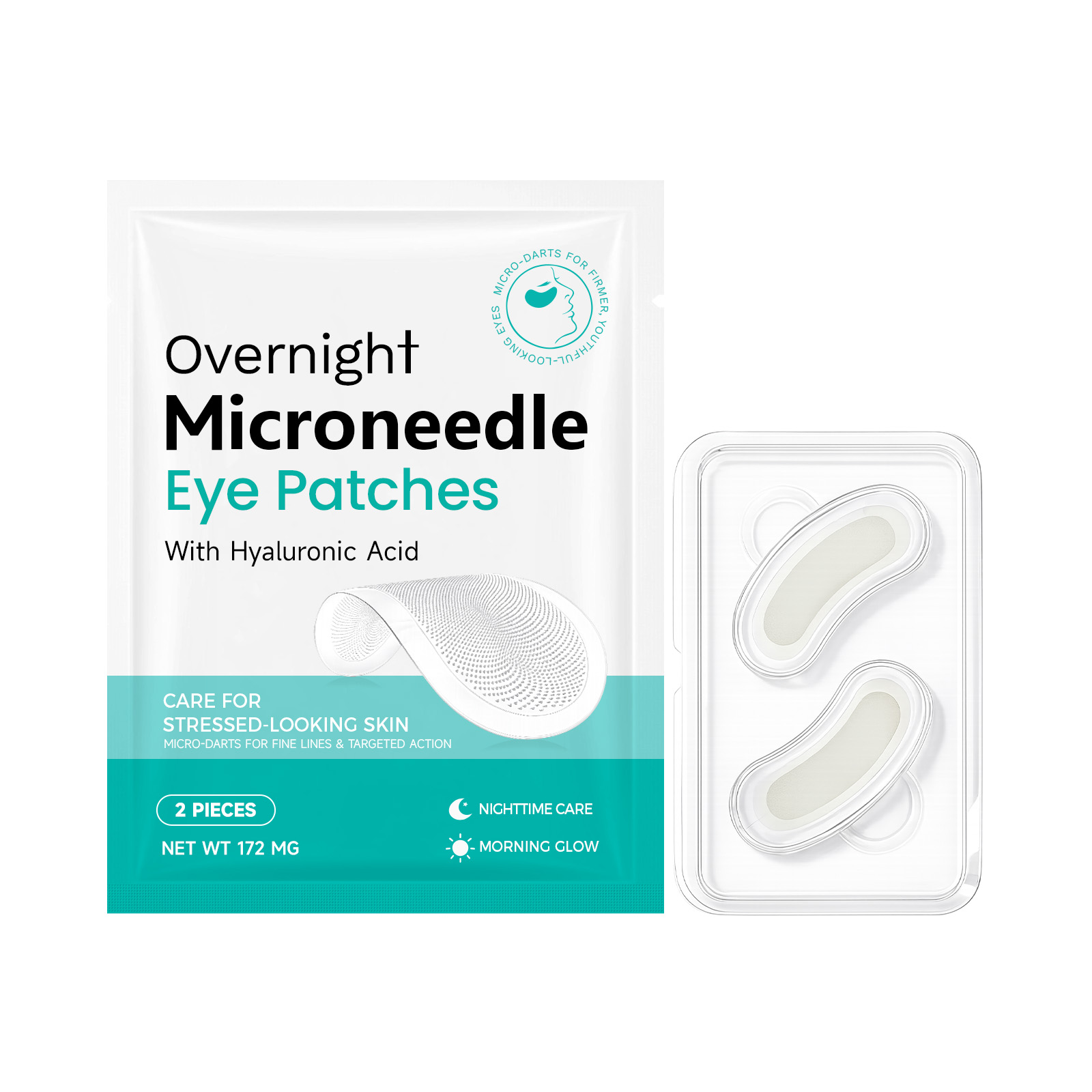 Night Eye Patch Gentle Care Moisturizing Soft Lock Water Nourishing Light Fit Skin Daily Eye Area Skin Care