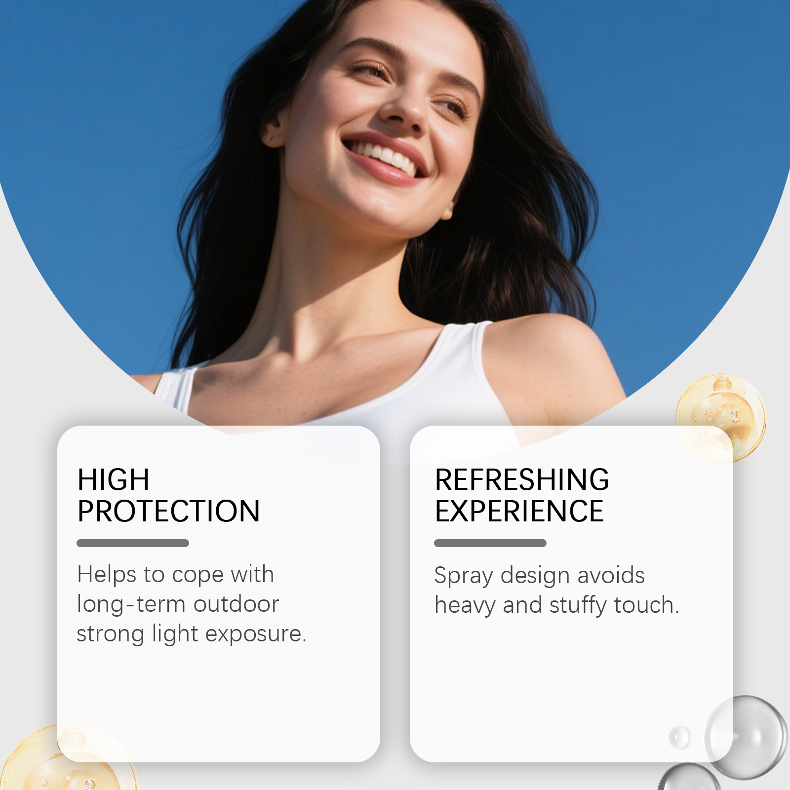 Butter Moisturizing Protective Spray For Outdoor Daily Face Body Skin Care Refreshing Non Sticky Texture
