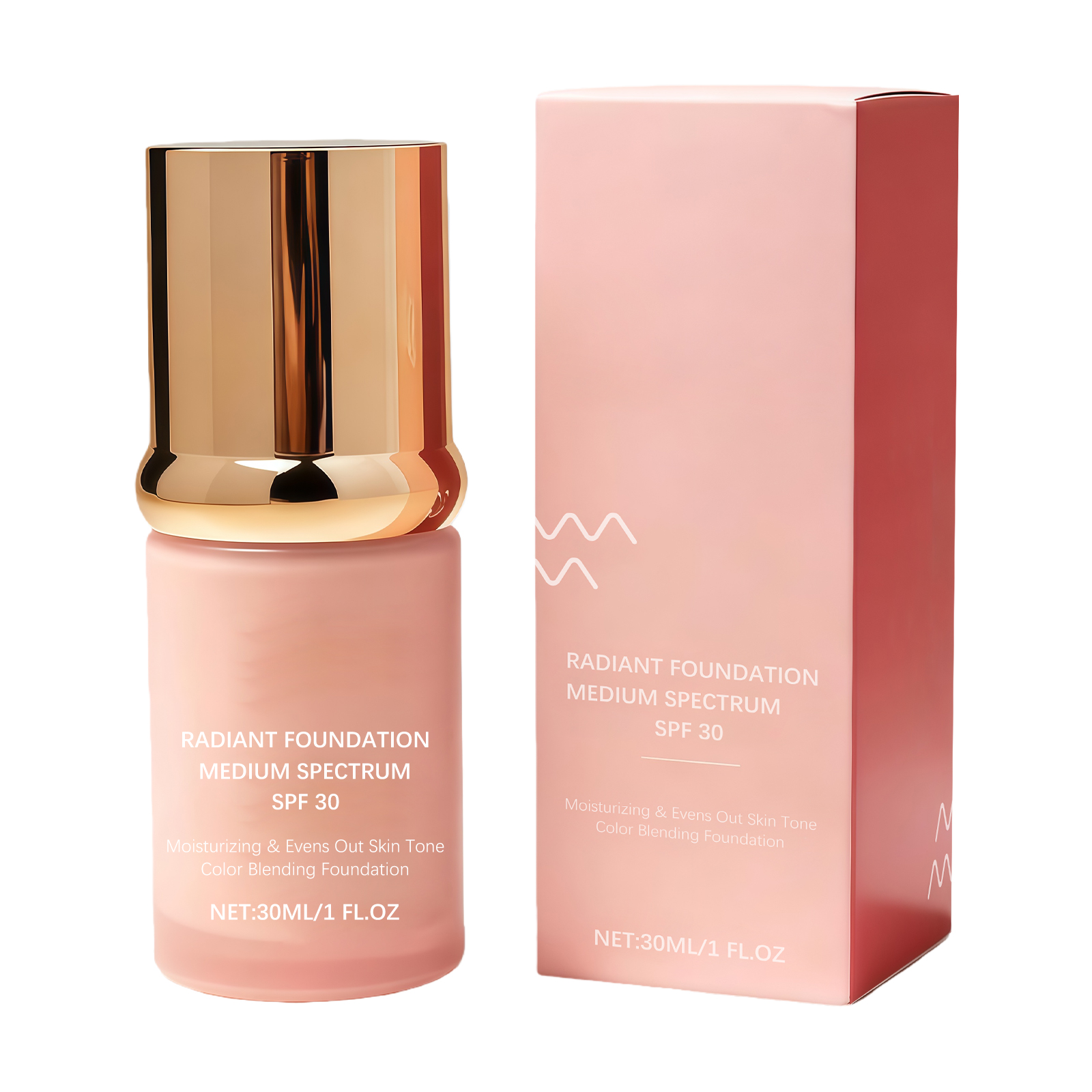 Clear Natural Protective Liquid Foundation Daily Moisturizing Texture Light Close Matte Hydrating Soft Glossy Skin Facial Makeup Care