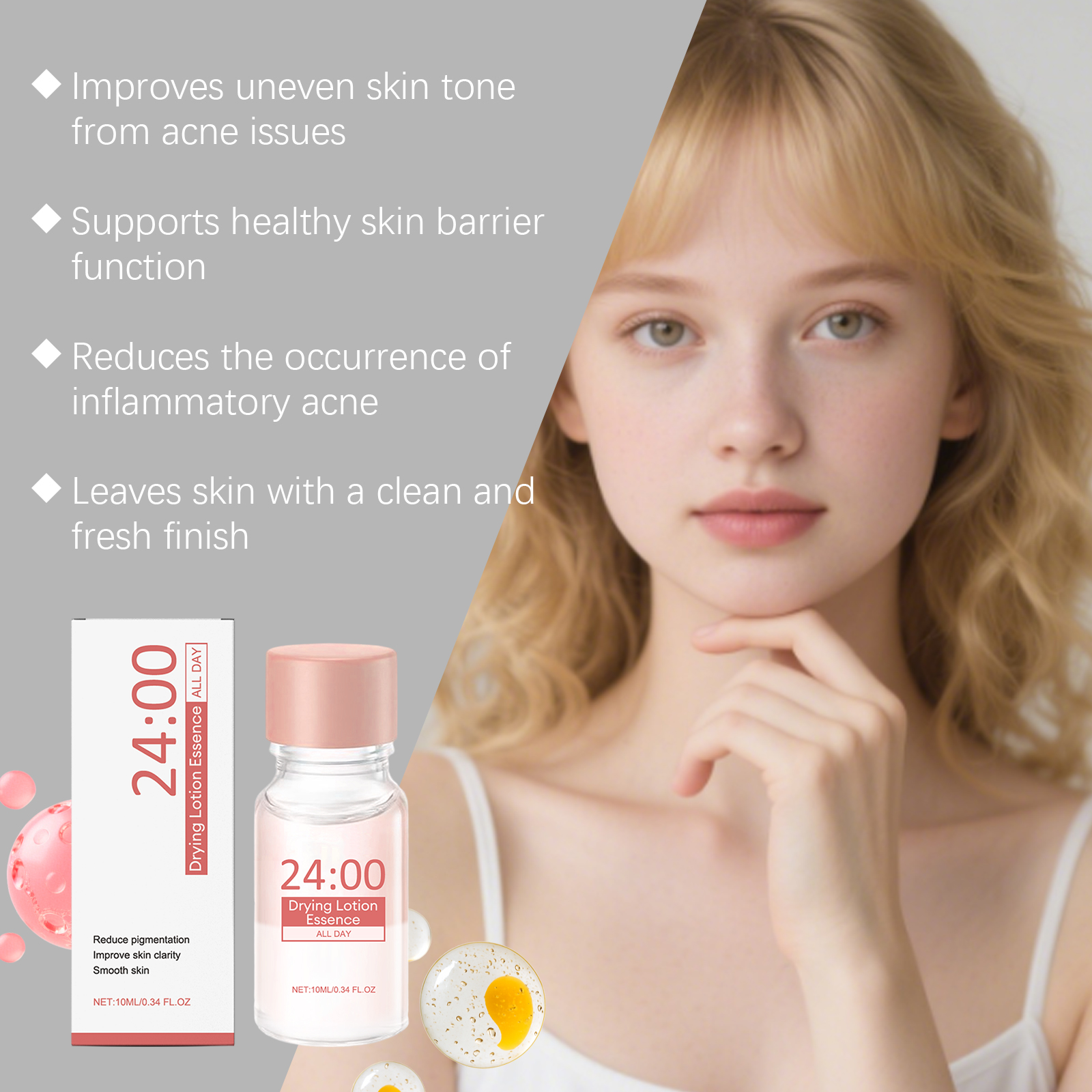 Salicylic Acid Facial Essence Liquid Moisturizing Nourishing Refreshing Silky Comfortable Skin Care For Face Skin