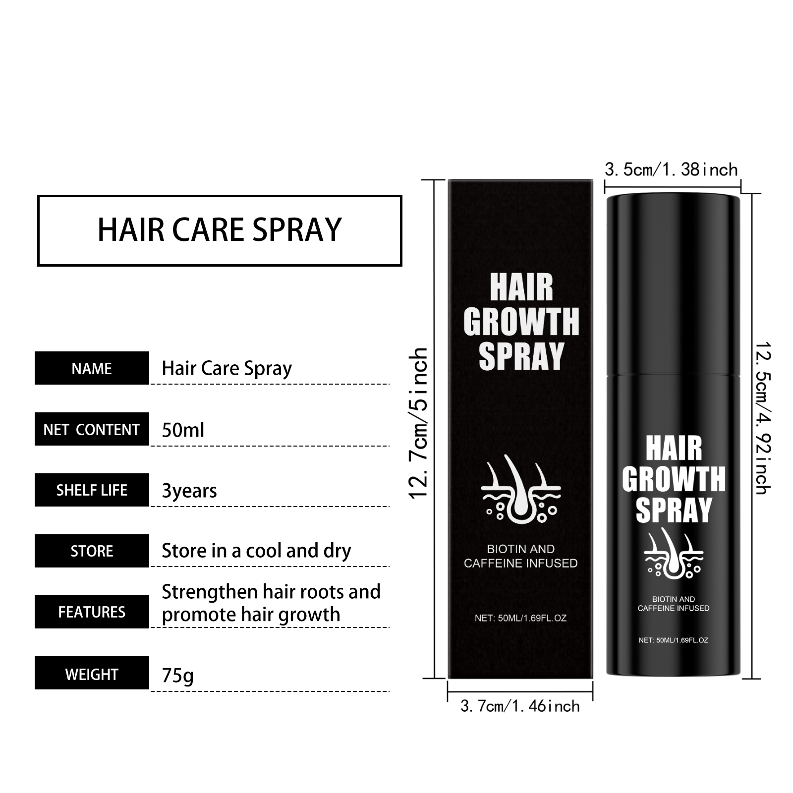 Moisturizing Hair Care Spray Nourish Protect Dry Frizzy Hair Soft Shiny Gloss Daily Hair Treatment