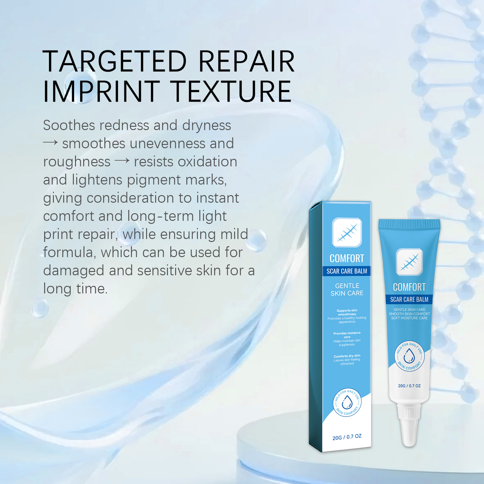 Skin Care Ointment Daily Moisturizing Smooth Tender Delicate Mild Care Body Skin External Use Lotion