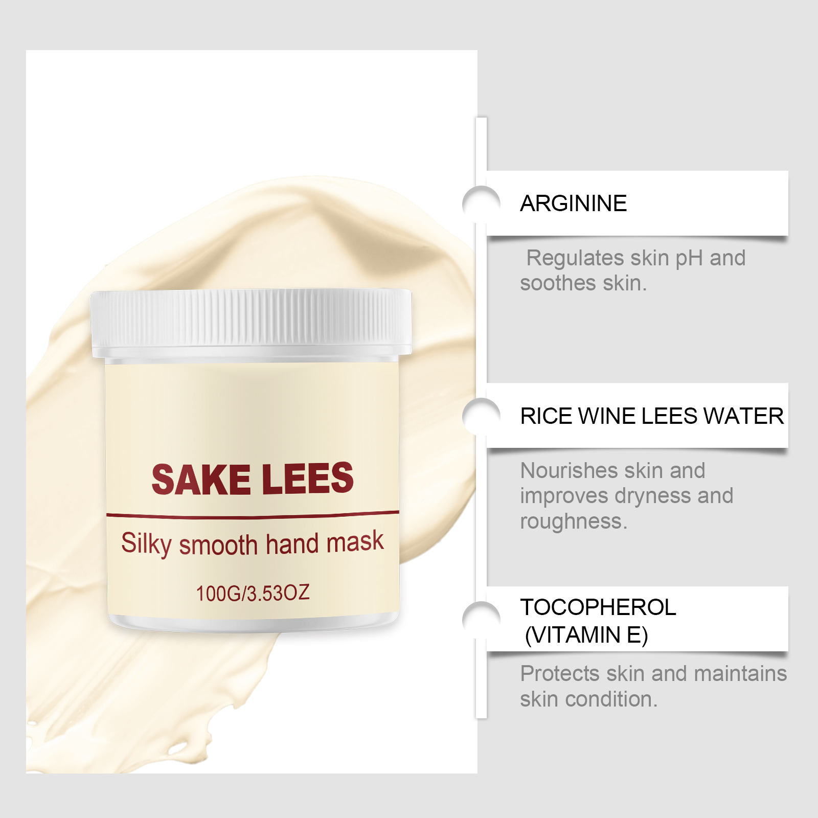 Nourishing Hydrating Hand Mask Mild Care Moisturizing Refreshing Non Sticky Daily Hand Skin Care