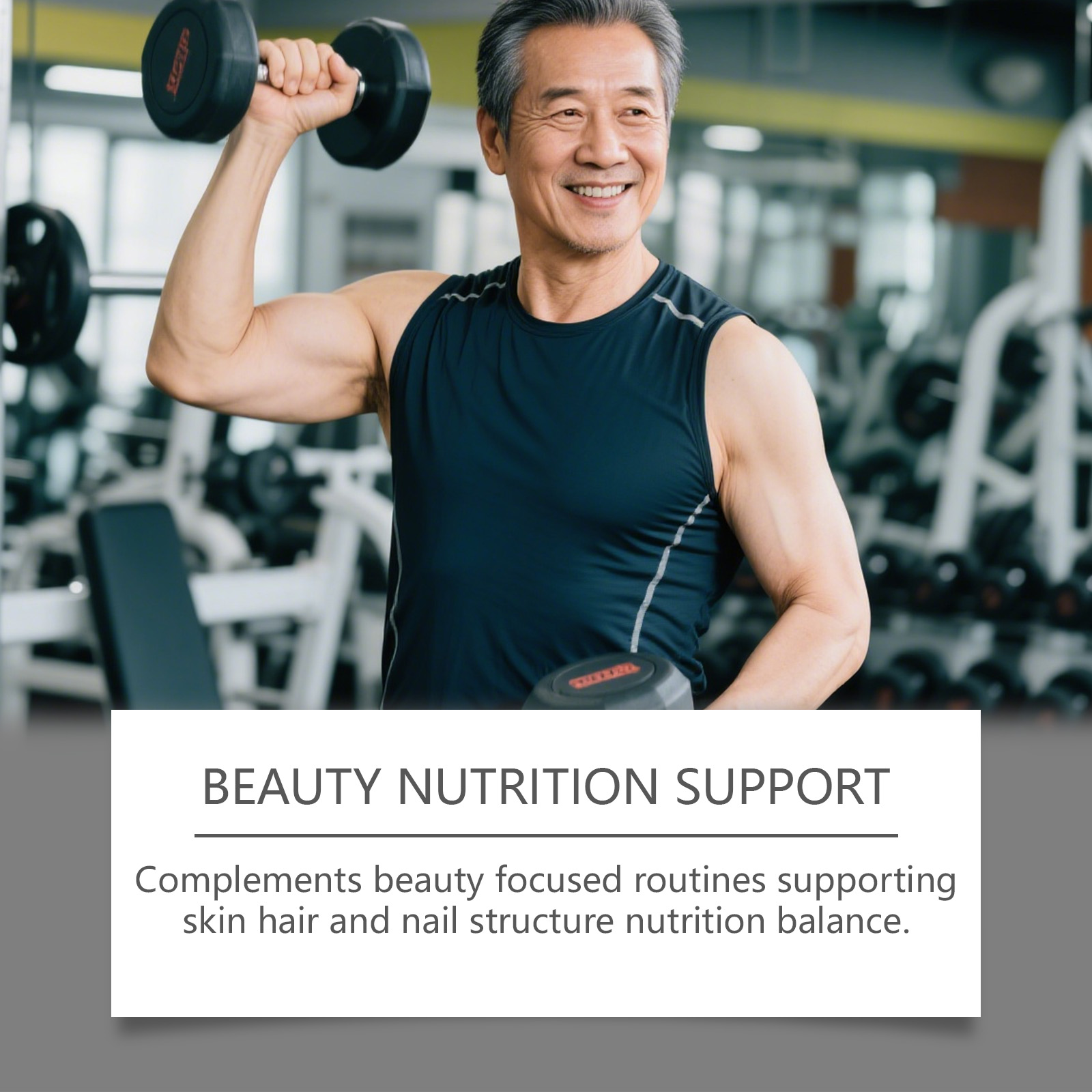Body Care Supplement Powder Nourish Nutrition Blend Contain MSM Support Muscle Joint Hair Skin Daily Maintain