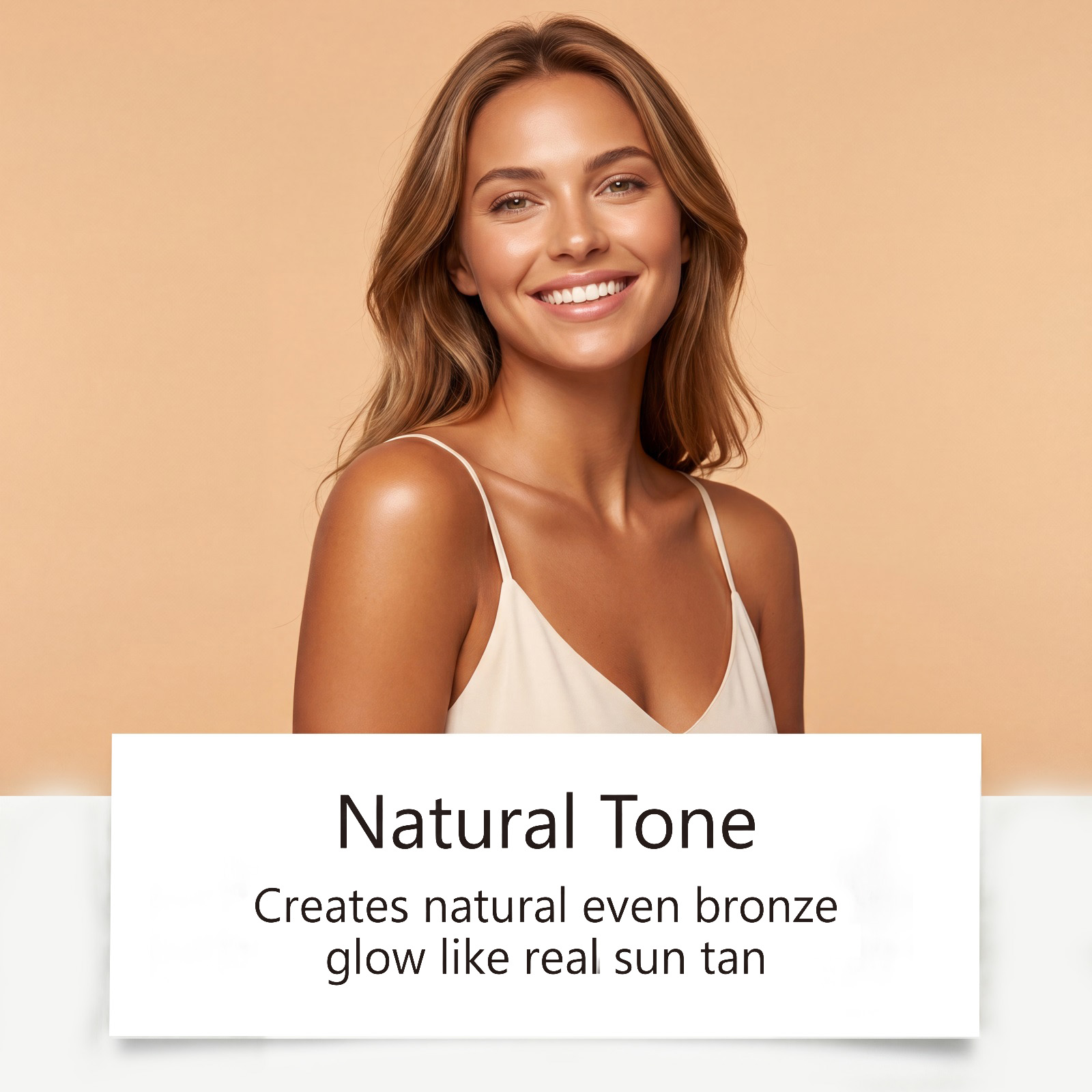 Sunless Tanning Patch Light Breathable Soft Smooth Gloss Summer Outdoor Craft Natural Bronze Tone