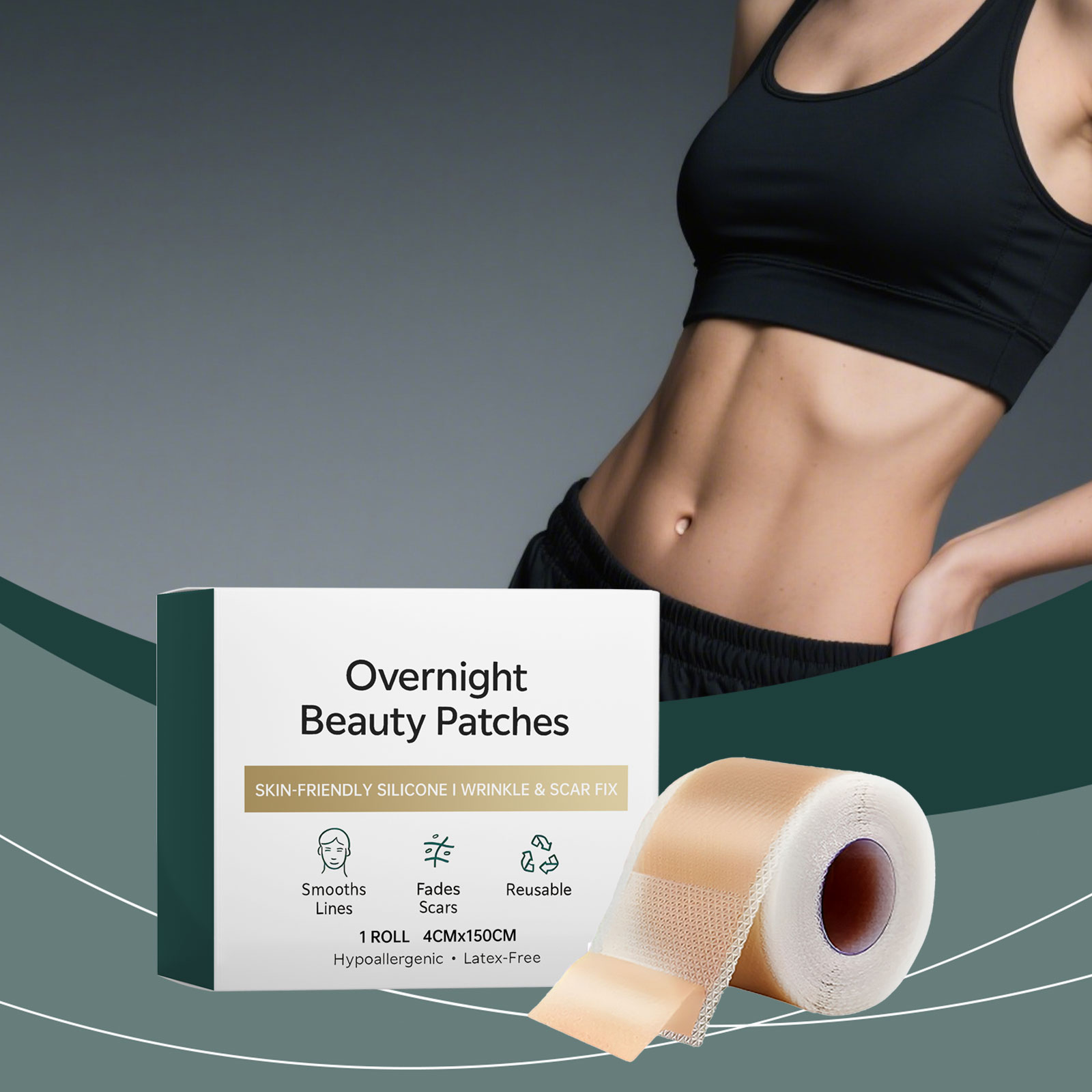 Skin Care Patch Mild Nourish Protect Soft Elastic Hydrated Glossy Body Skin Daily Maintenance
