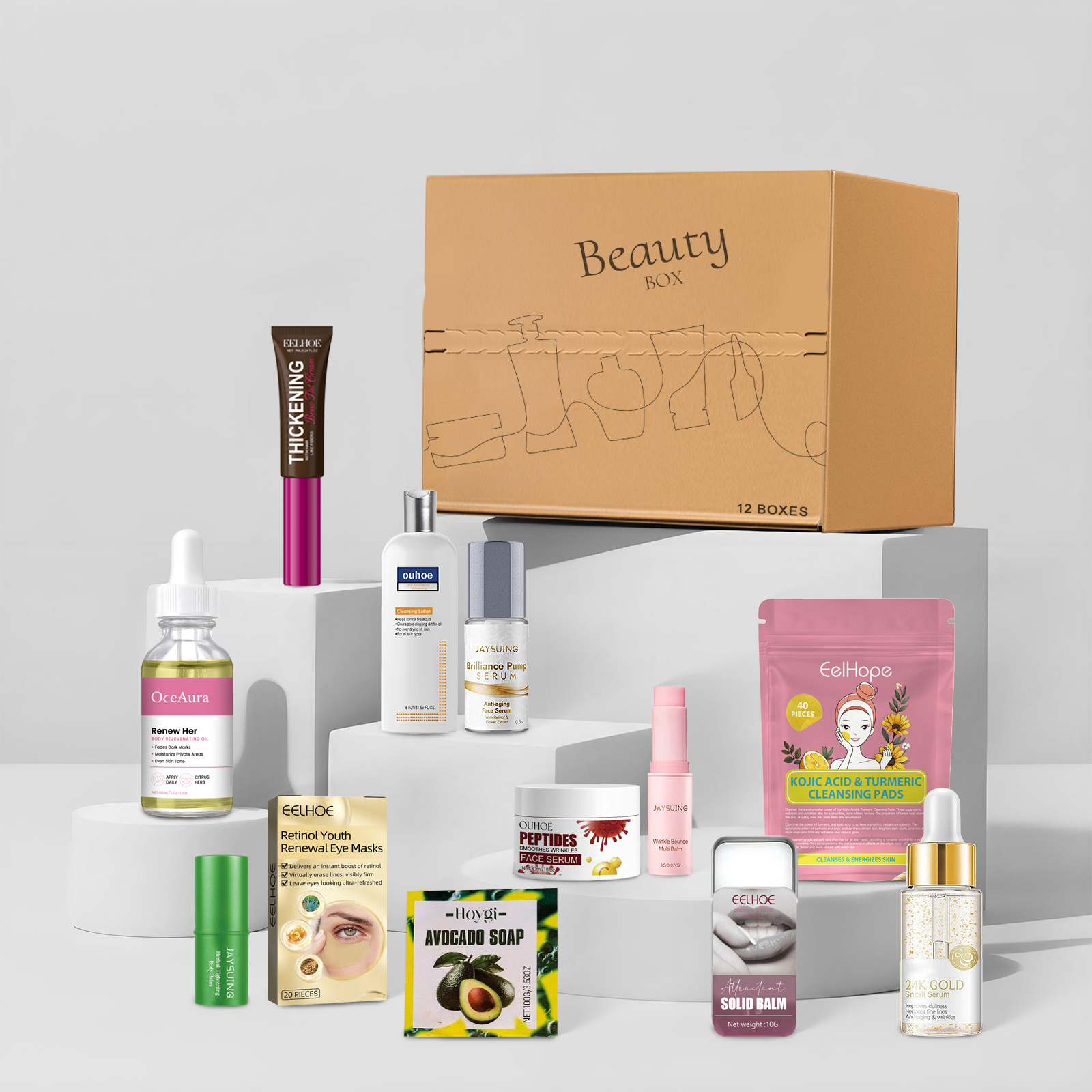 Beauty Gift Box Facial Hydrating Moisturizing Nourishing Skincare Cosmetic Daily Present New Gift
