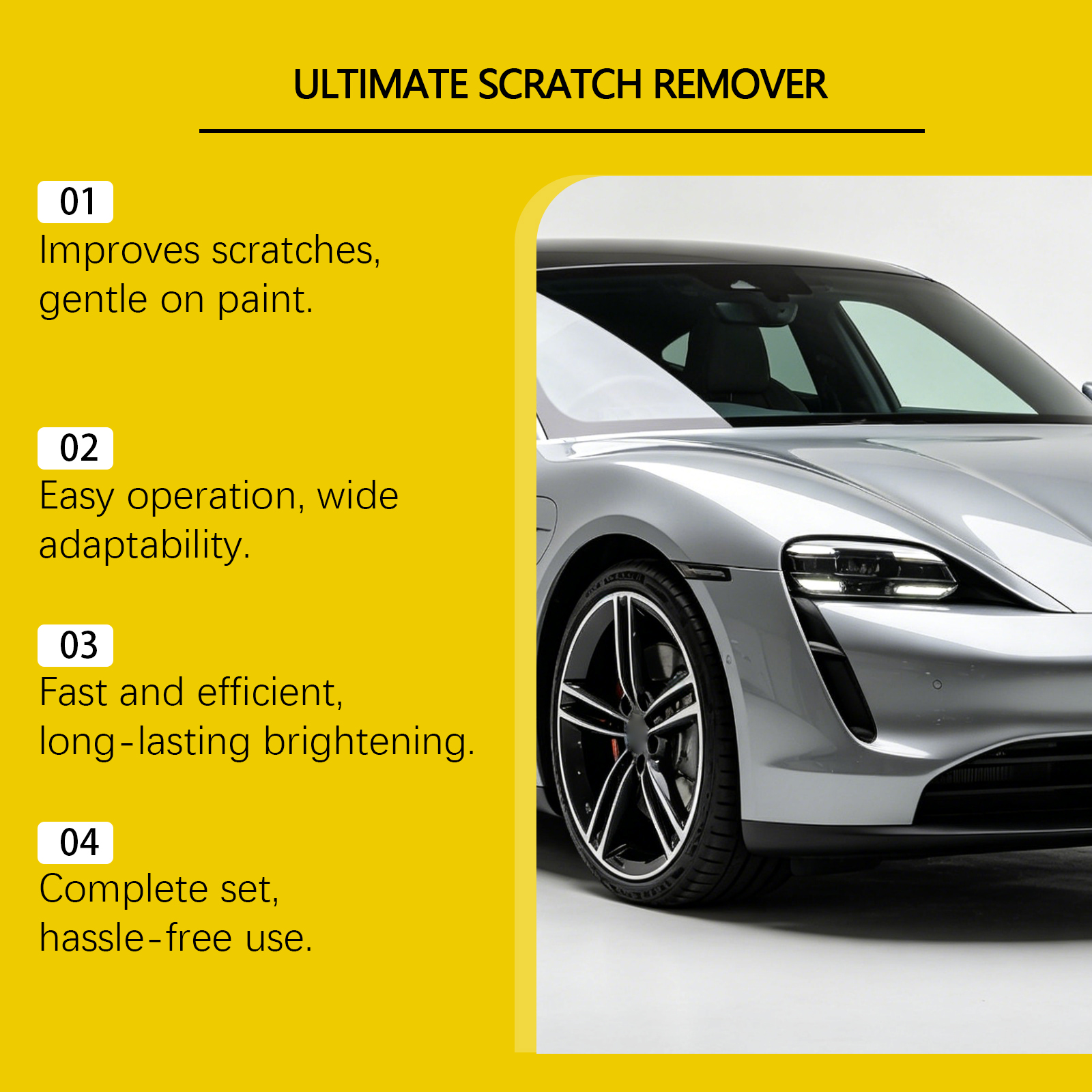 Car Scratch Repair Kit Automobile Body Scratch Cleaning Paint Surface Renew Care Daily Convenient Polishing Brightening