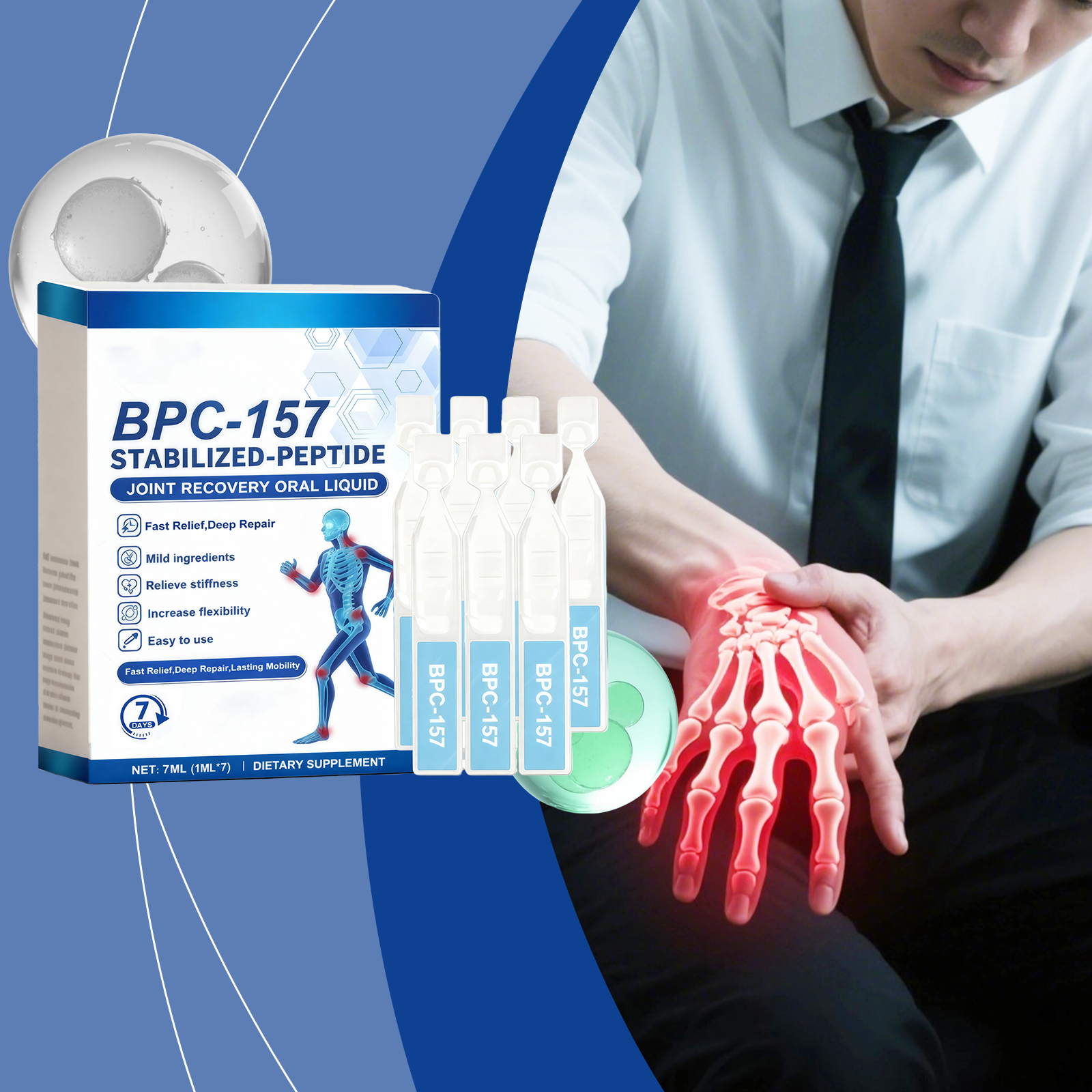 Joint Nourishing Drops Mild Formula Daily Nourishment Comfort Care For Knee Hand Foot Joint Maintenance