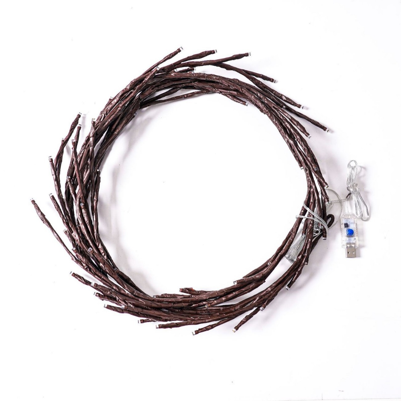 114LED Willow Vine String Lights USB 8 Lighting Modes Artificial Twig Branch for Home Wall Wedding Holiday Aesthetic Decor