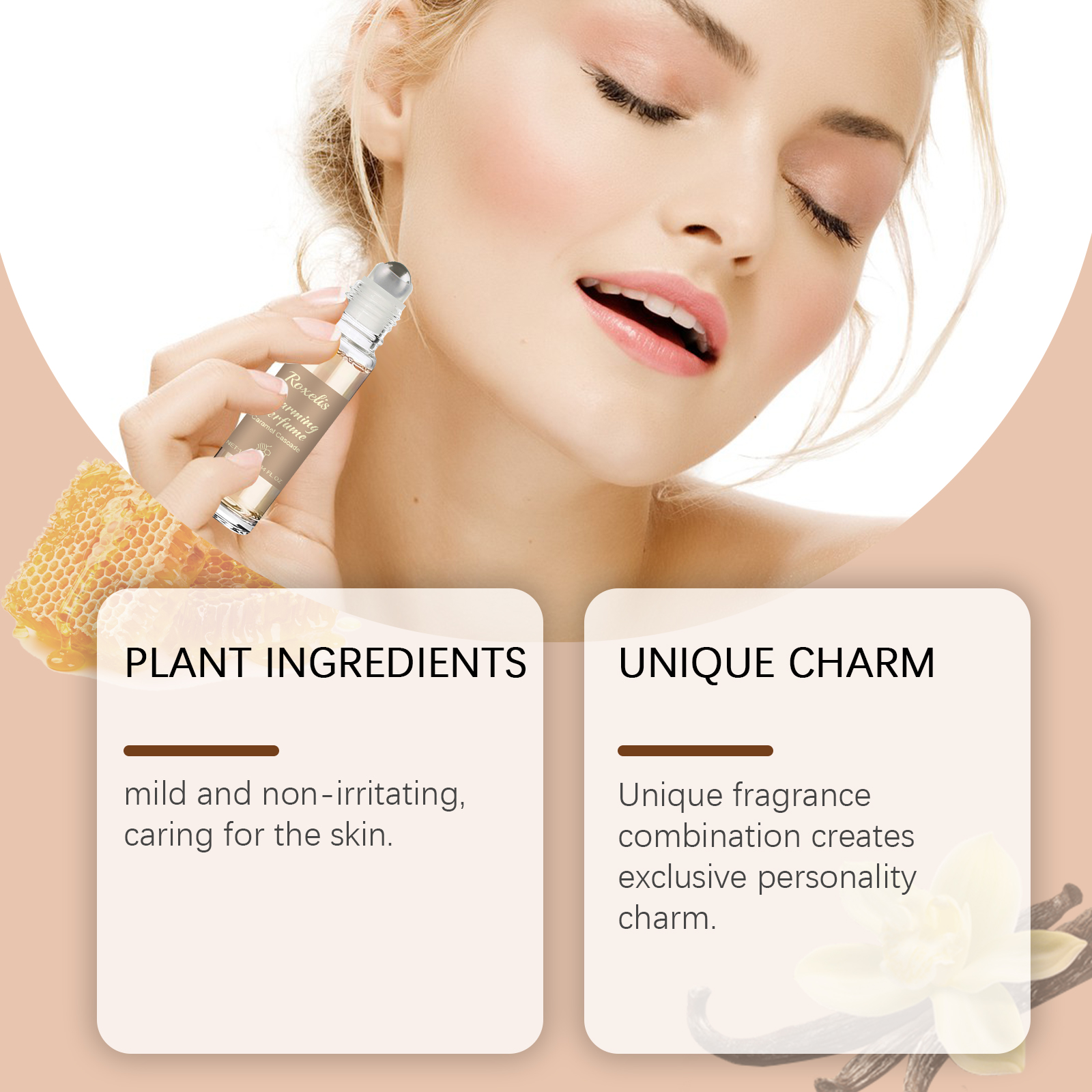 Caramel Honey Light Scent Perfume Elegant Fragrance Enriches Delicate Sensory Experience Daily Use
