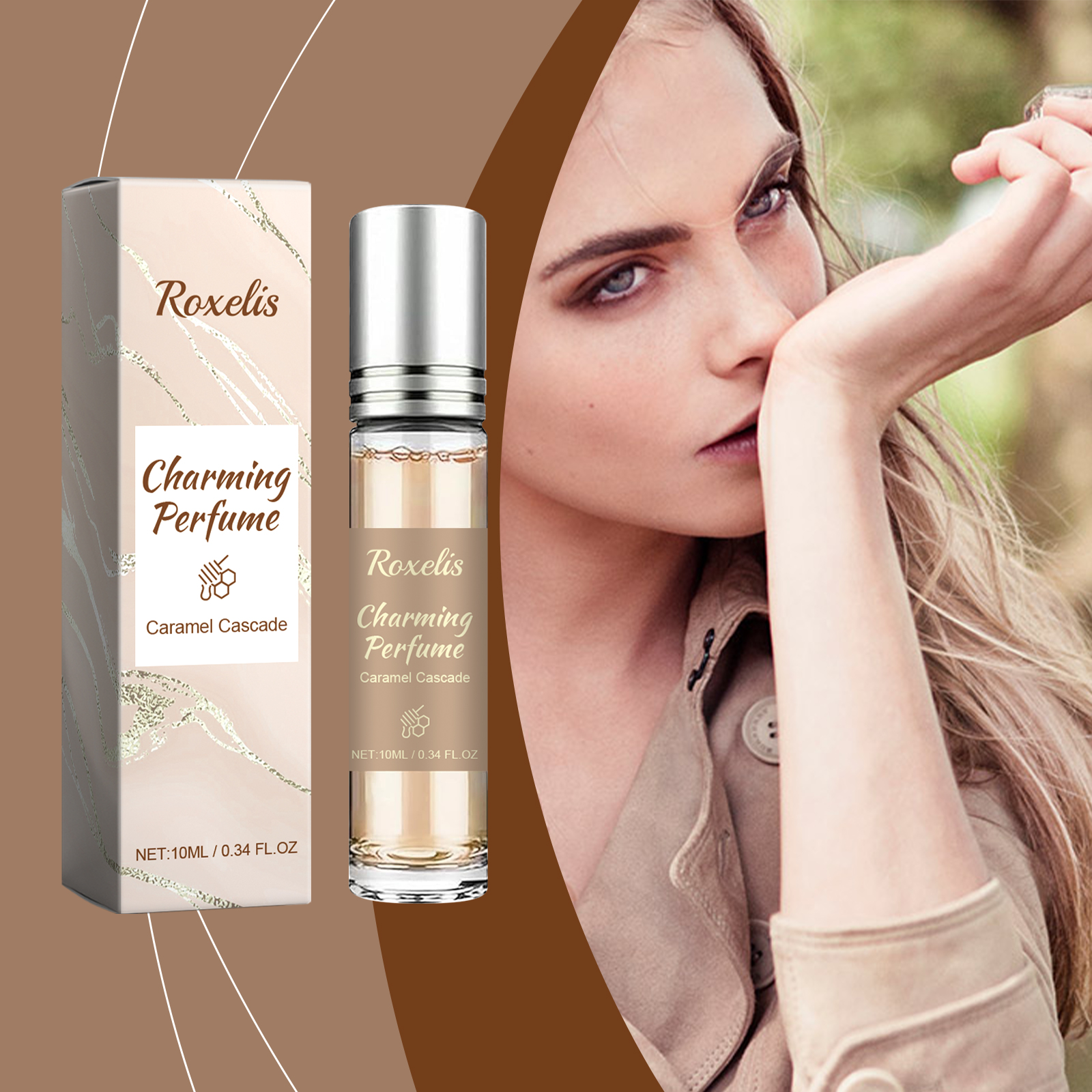 Caramel Honey Light Scent Perfume Elegant Fragrance Enriches Delicate Sensory Experience Daily Use