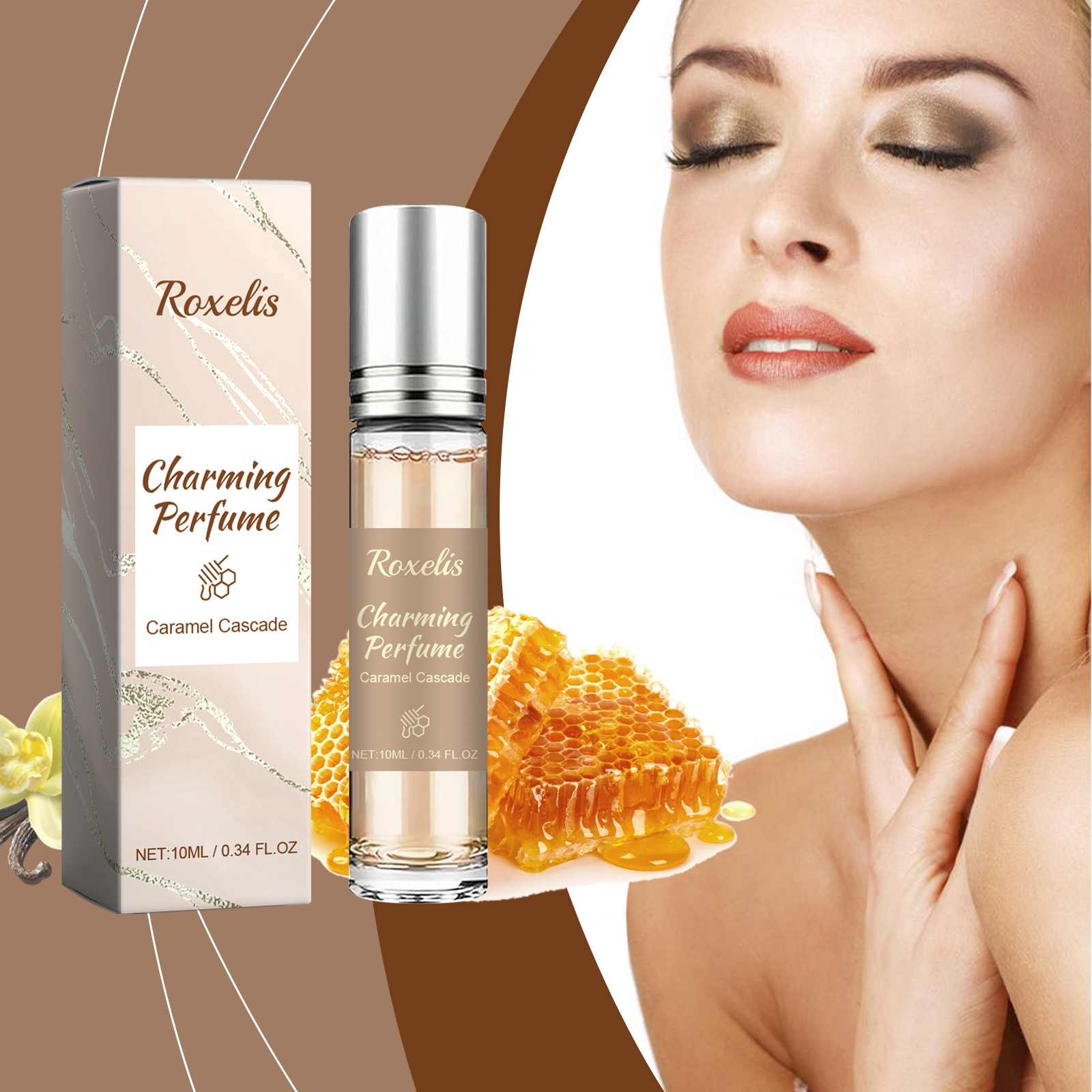 Caramel Honey Light Scent Perfume Elegant Fragrance Enriches Delicate Sensory Experience Daily Use