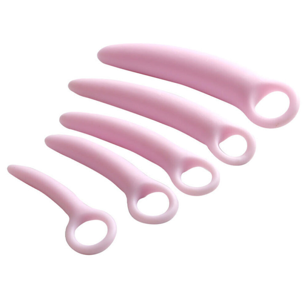 5-Pack Silicone Dilator Set for Pelvic Floor Muscle Training & Women's Wellness Support