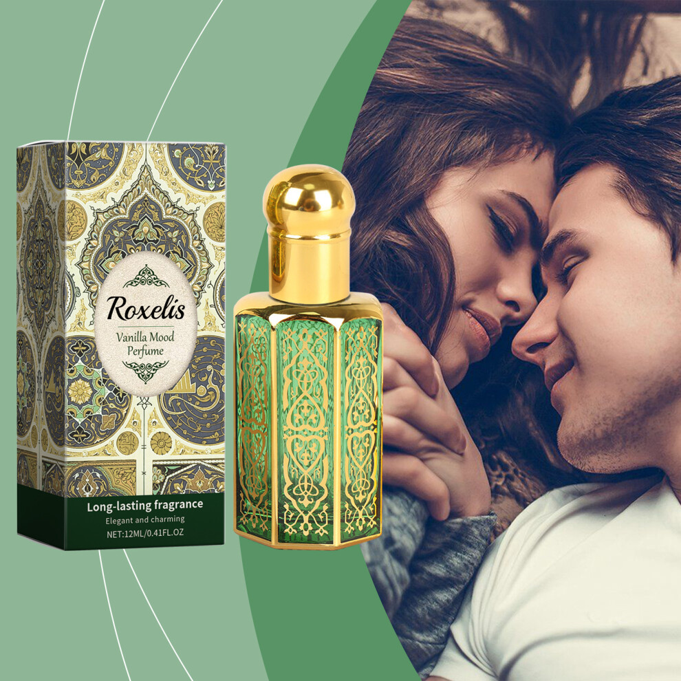 Roxelis Arabian-Inspired Vanilla Scented Women Perfume Delicate Long-Lasting Portable and Mood-Enhancing