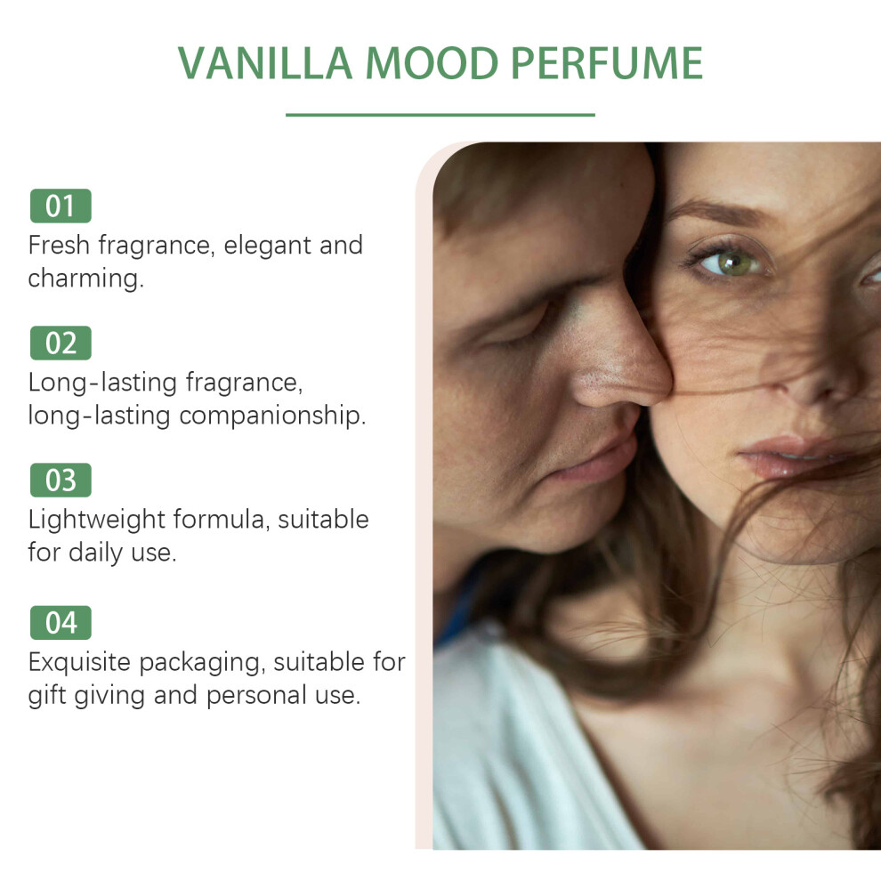 Roxelis Arabian-Inspired Vanilla Scented Women Perfume Delicate Long-Lasting Portable and Mood-Enhancing