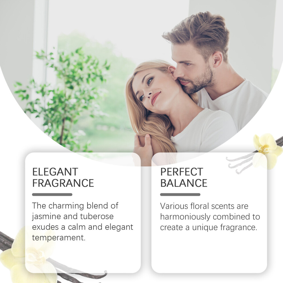 Roxelis Arabian-Inspired Vanilla Scented Women Perfume Delicate Long-Lasting Portable and Mood-Enhancing